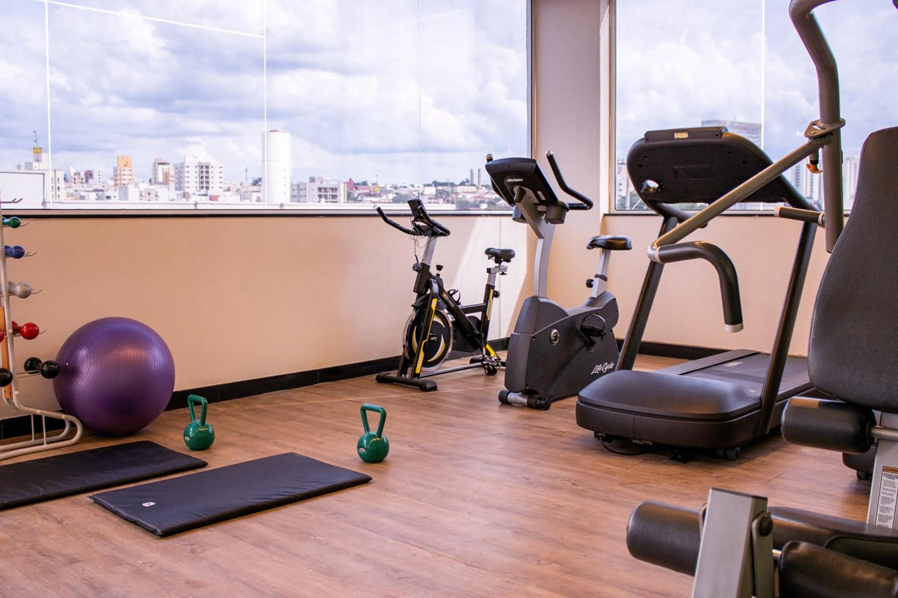 Fitness centre/facilities in Hotel Euro Suite São Jose do Rio Preto by Nacional Inn