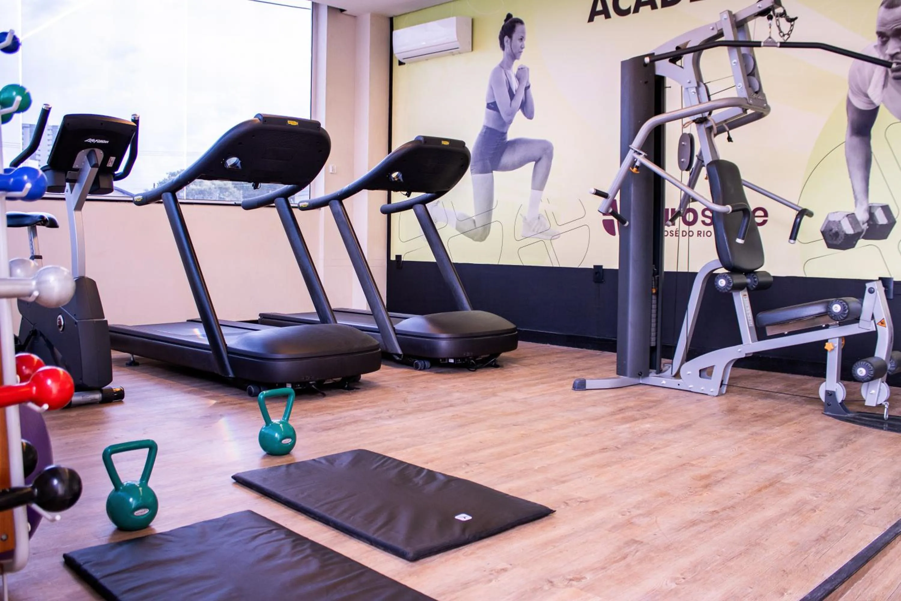 Fitness centre/facilities in Hotel Euro Suite São Jose do Rio Preto by Nacional Inn