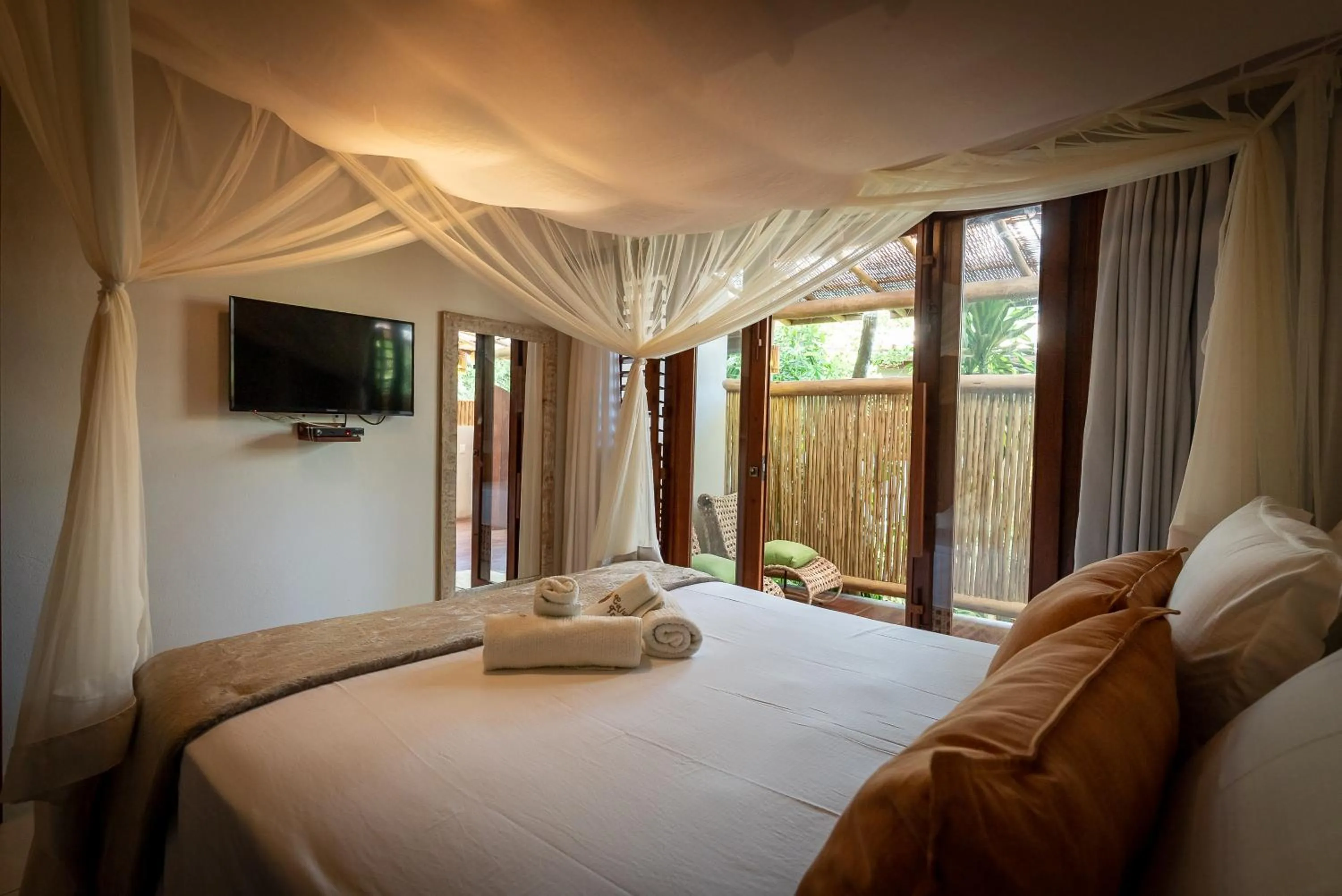 Bedroom, Bed in Pousada Cajueiro Trancoso