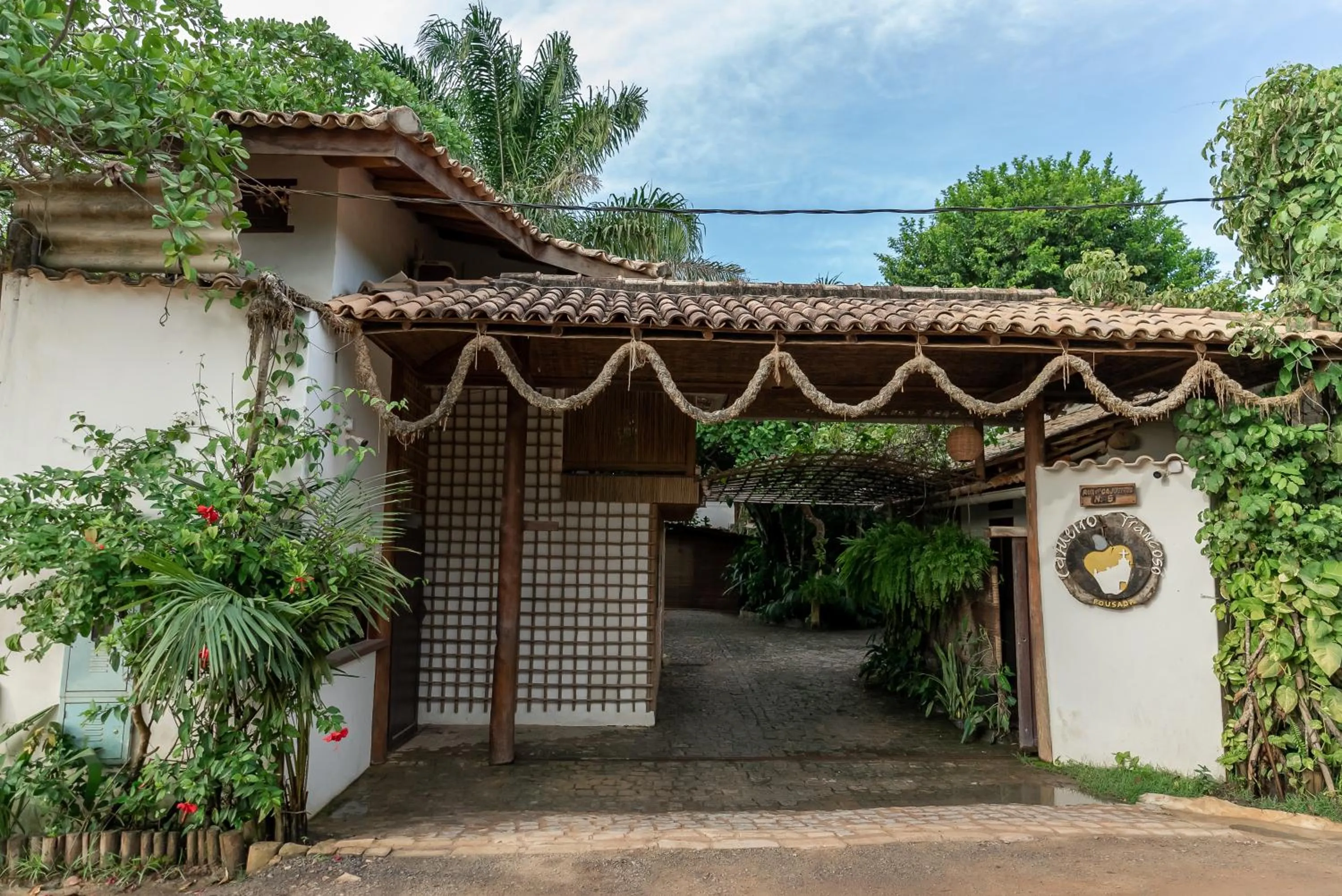 Facade/entrance in Pousada Cajueiro Trancoso