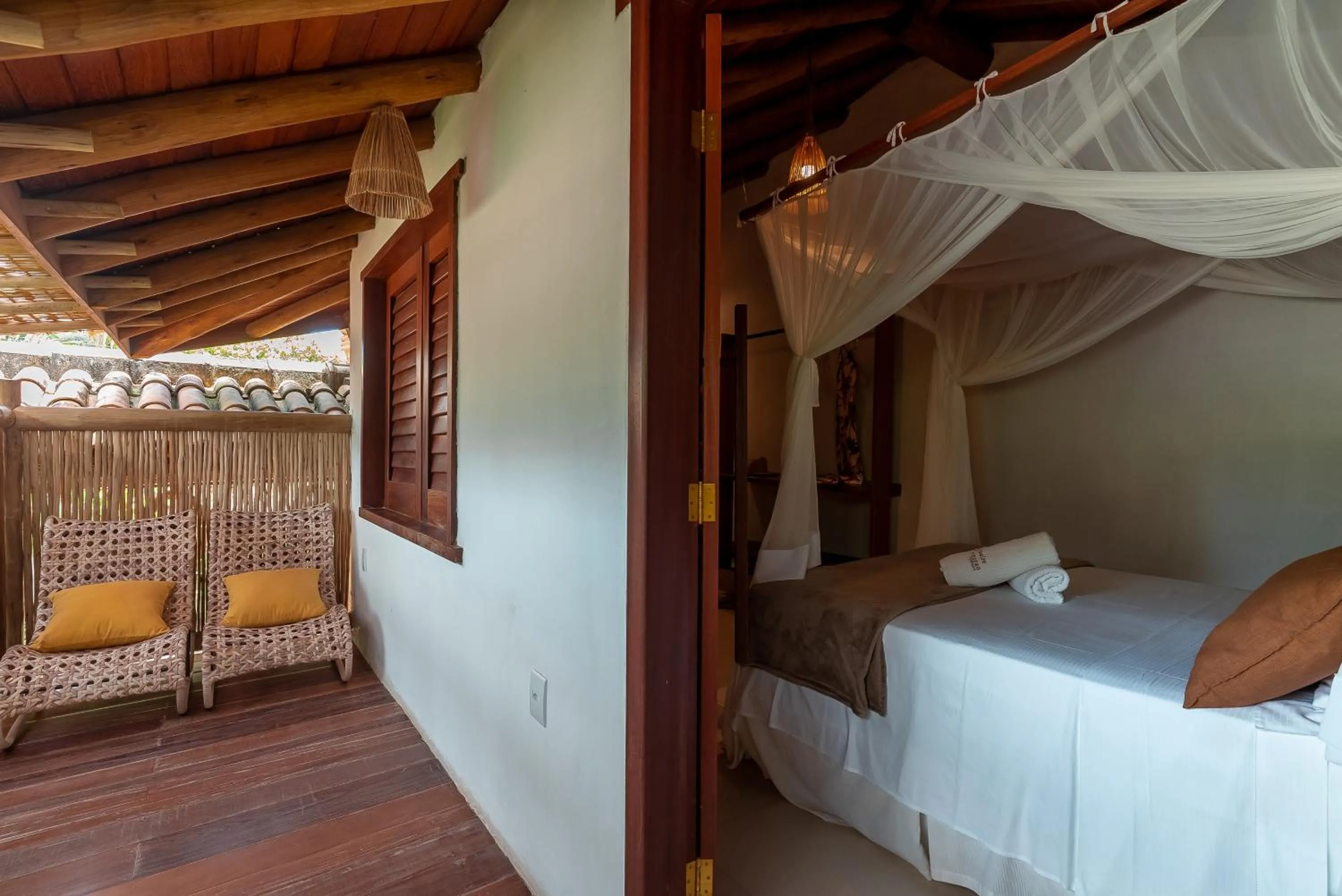 Bedroom, Bed in Pousada Cajueiro Trancoso
