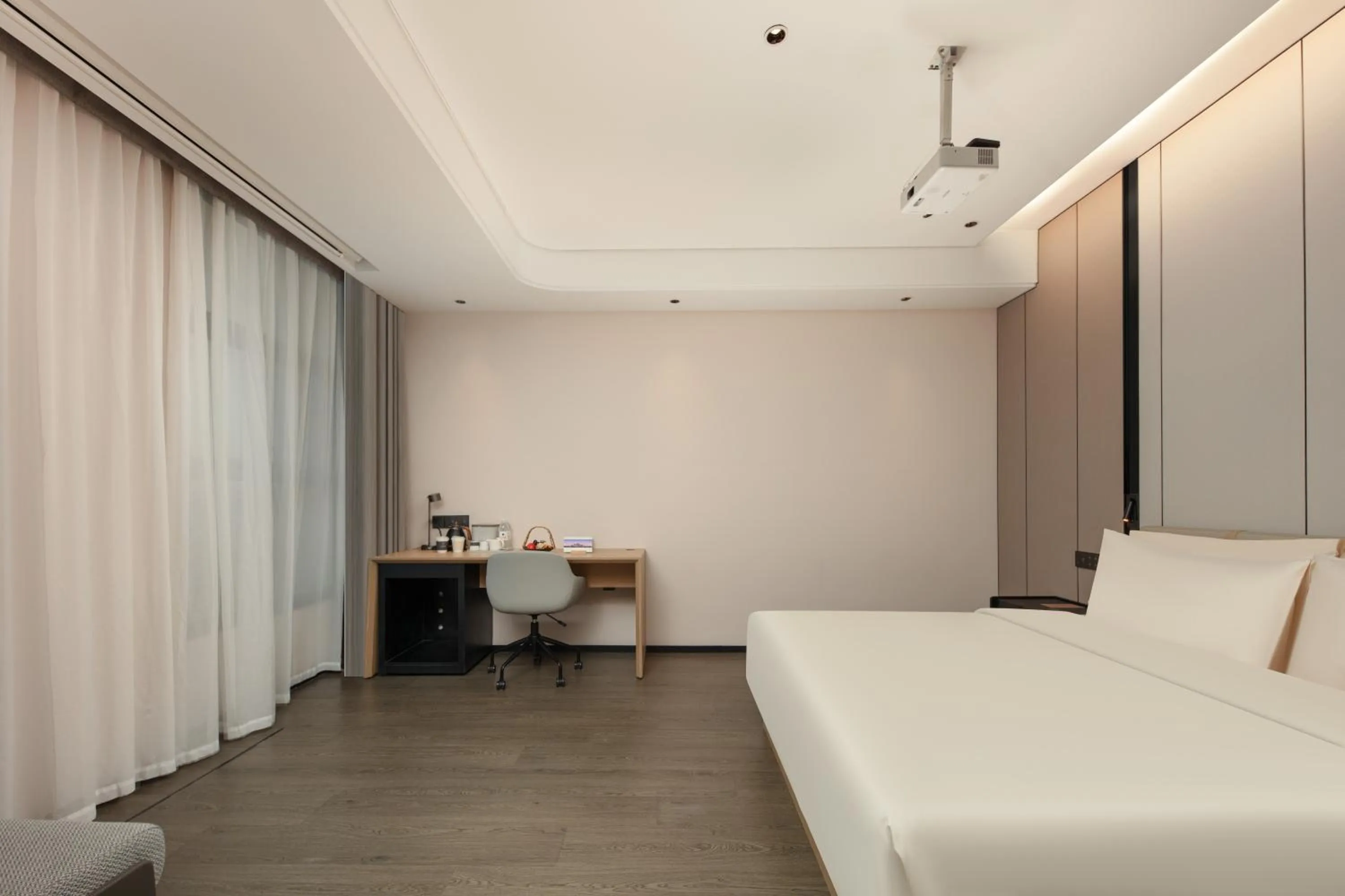 Bed in Atour Hotel Hangzhou Binjiang Binwen Road