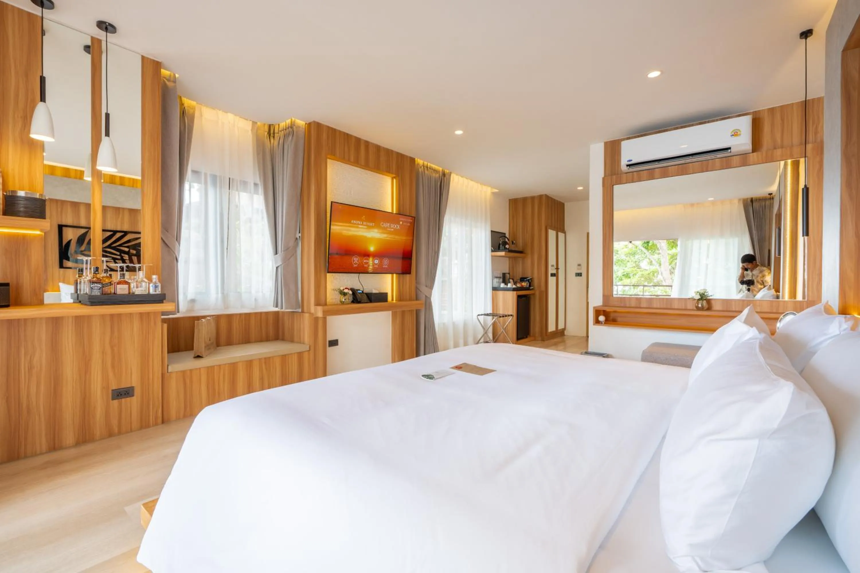 Bed in ANONA SUNSET Boutique