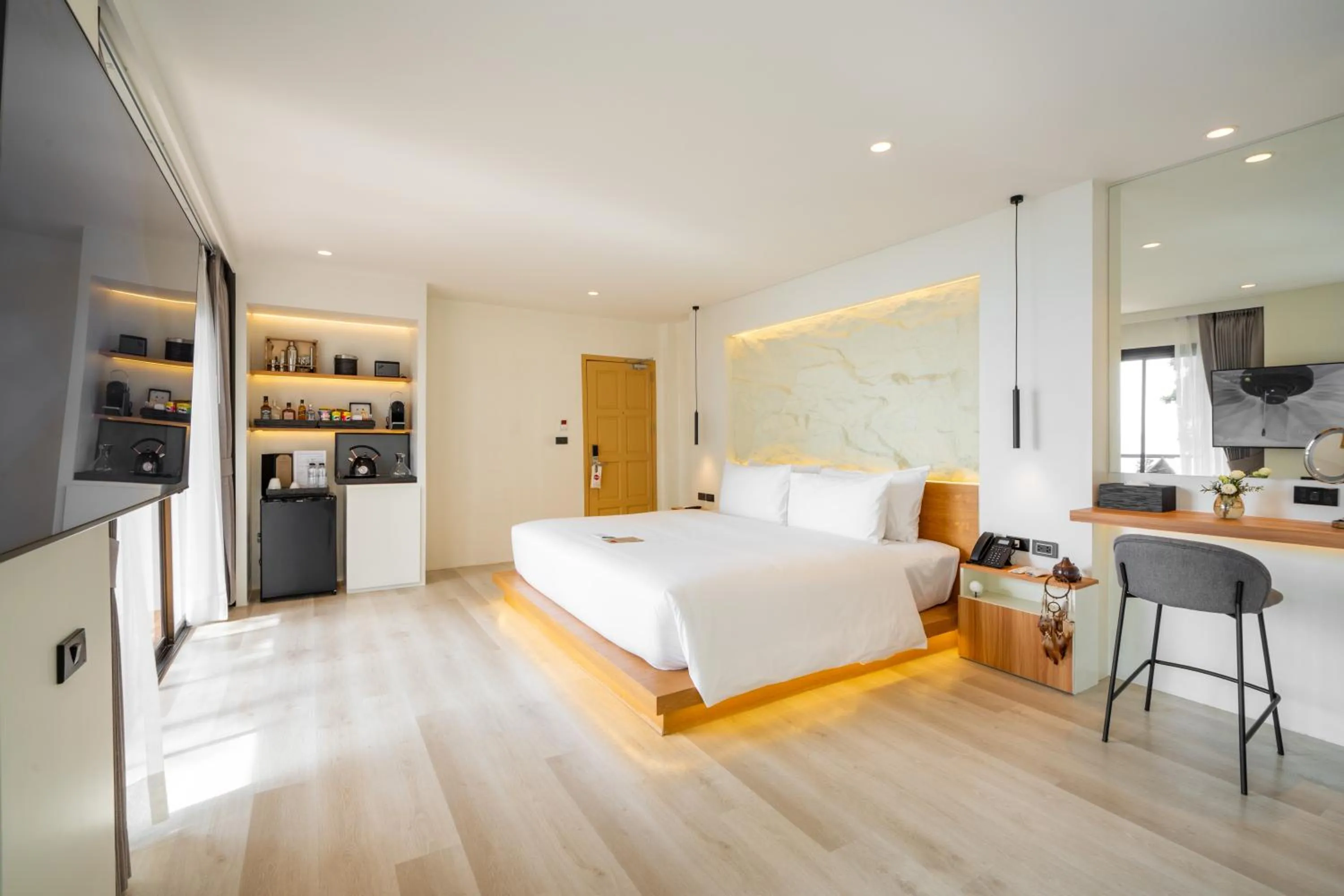 Bed in ANONA SUNSET Boutique