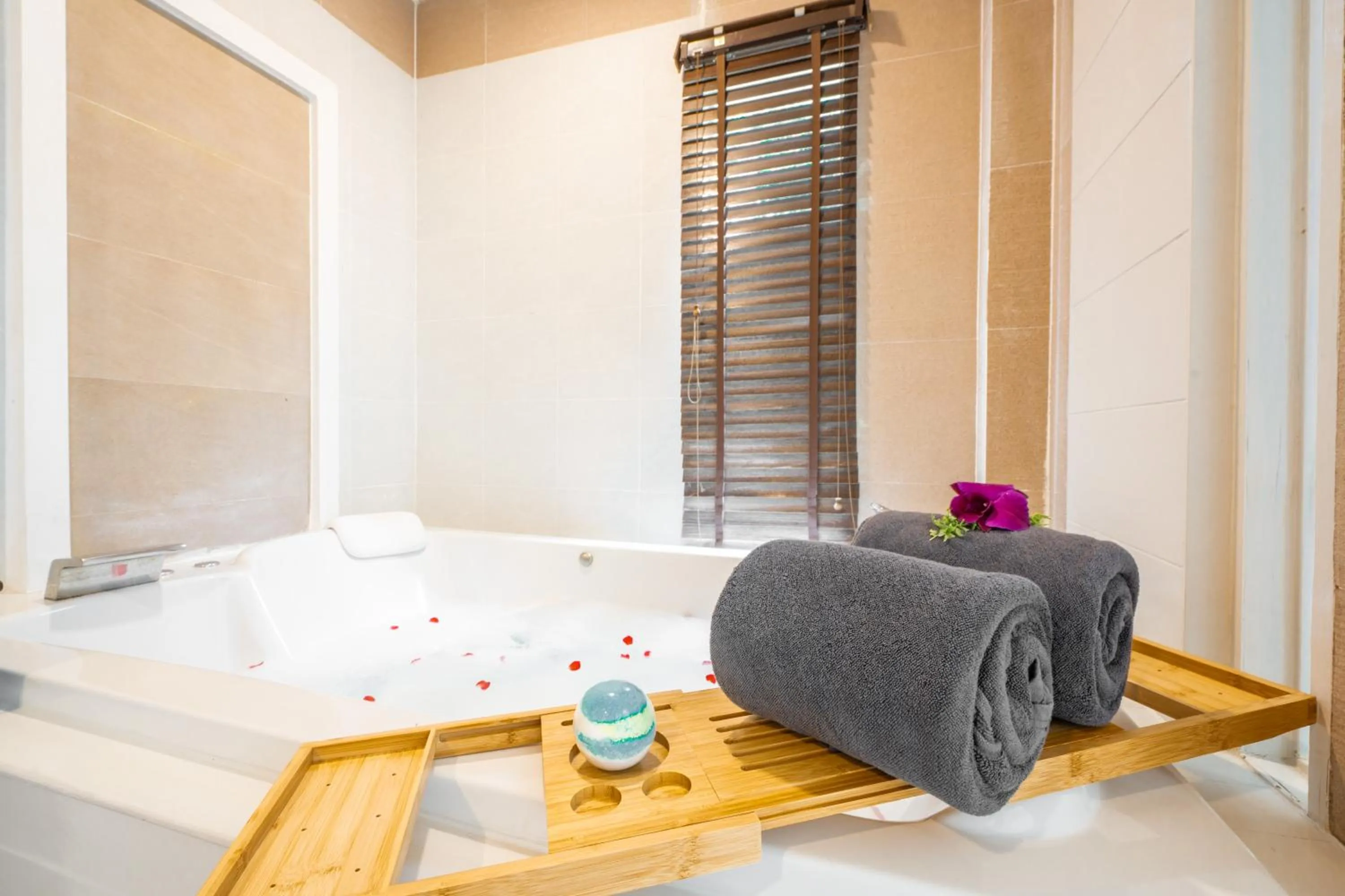 Bathroom, Bed in ANONA SUNSET Boutique