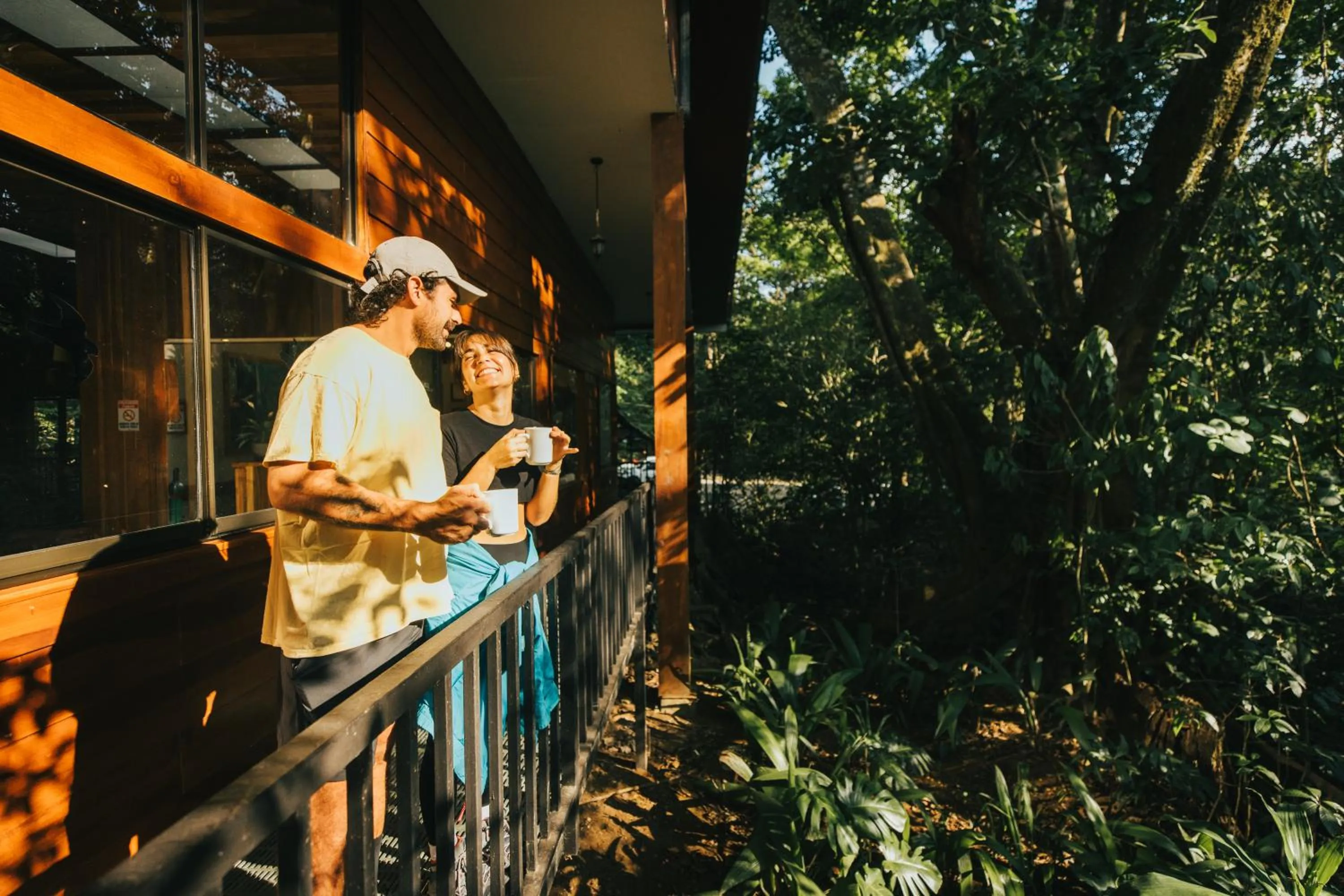 Garden view in Jaguarundi Jungle Lodge - Monteverde
