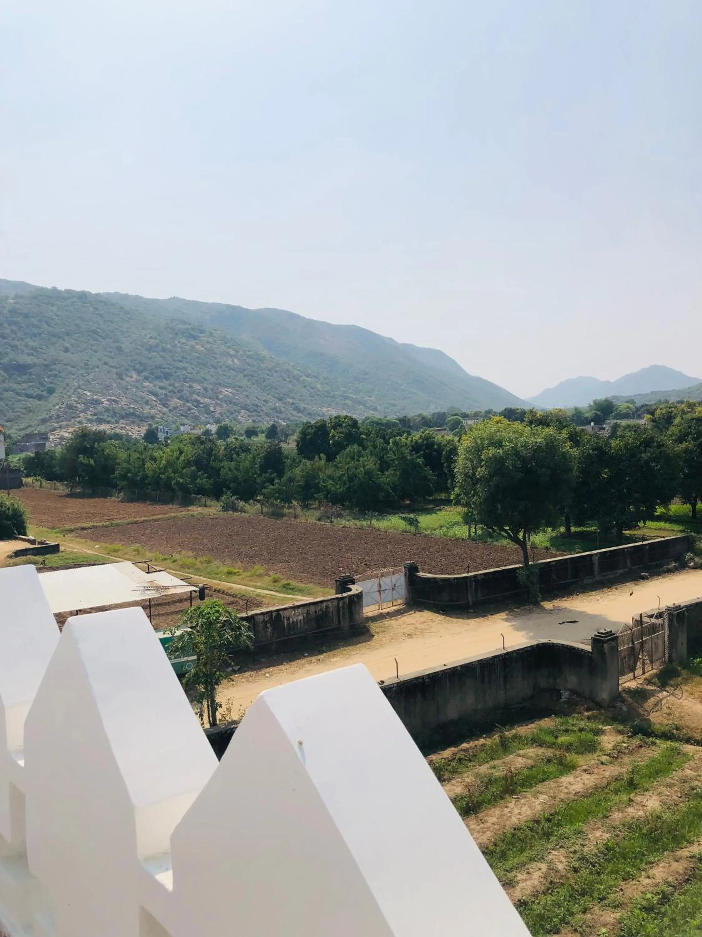 Mountain view in Kesariya Bagh Resort Pushkar