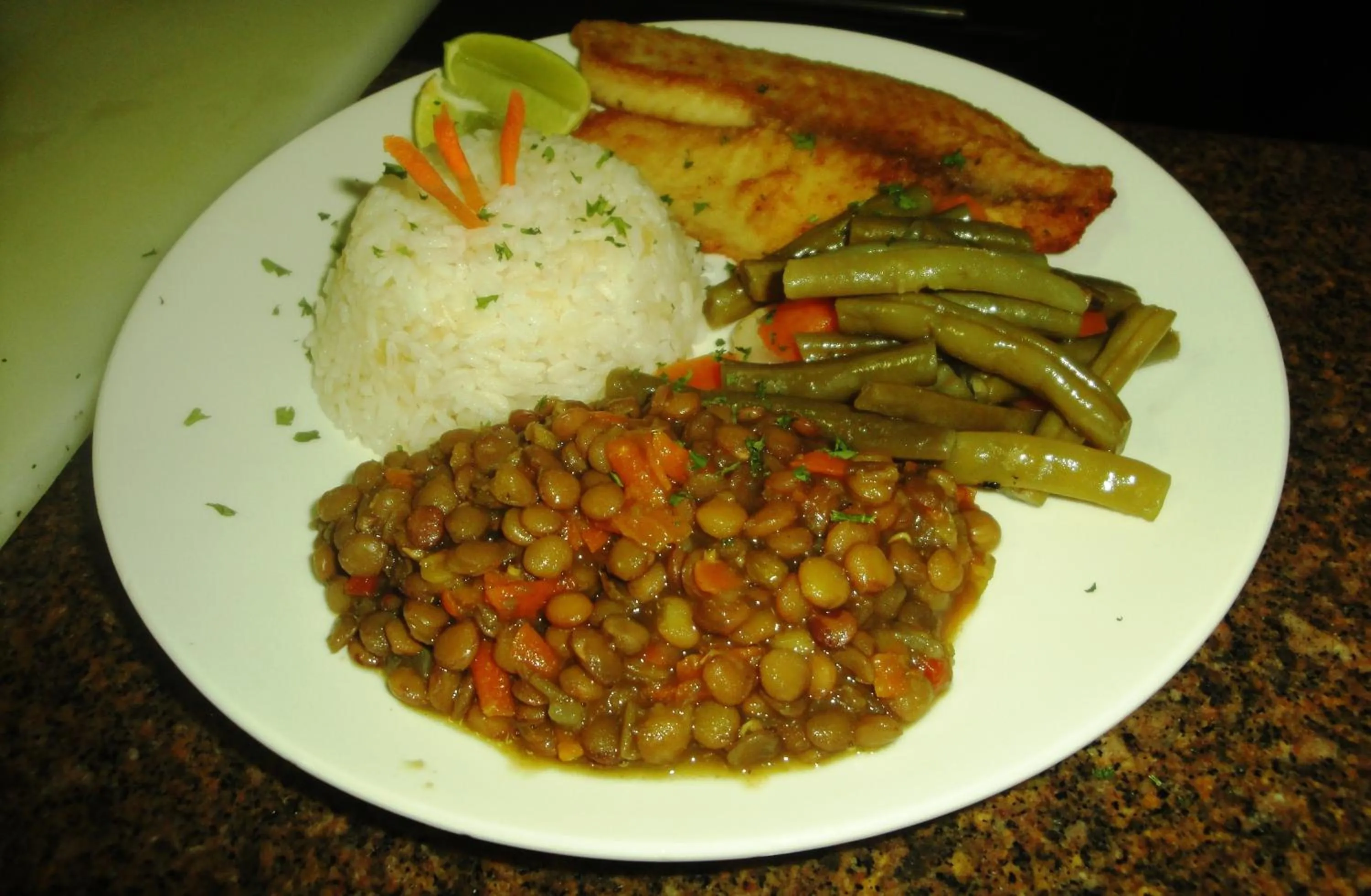 Food close-up in Selva Verde Lodge