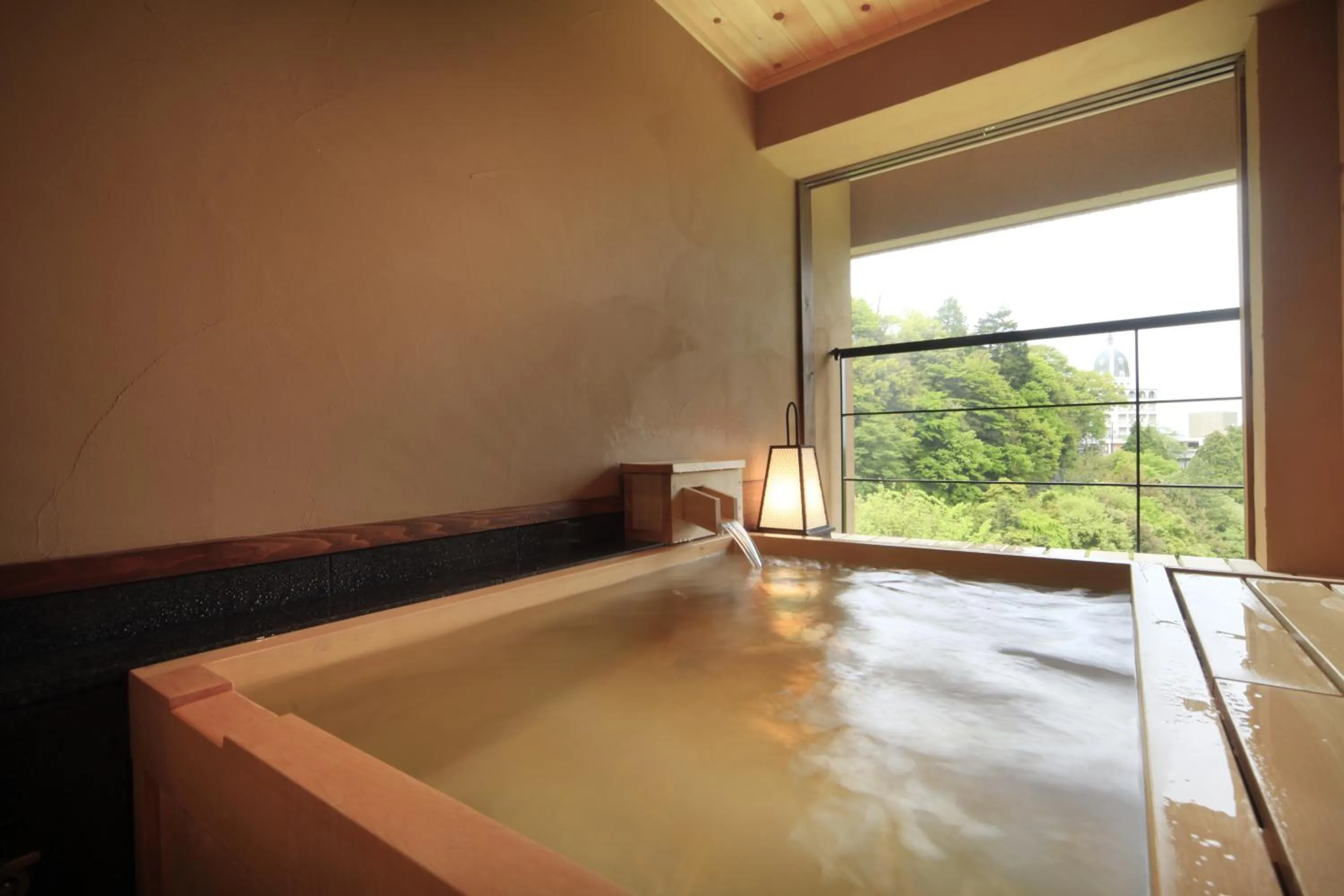 Hot Spring Bath in Shikanoyu Hotel