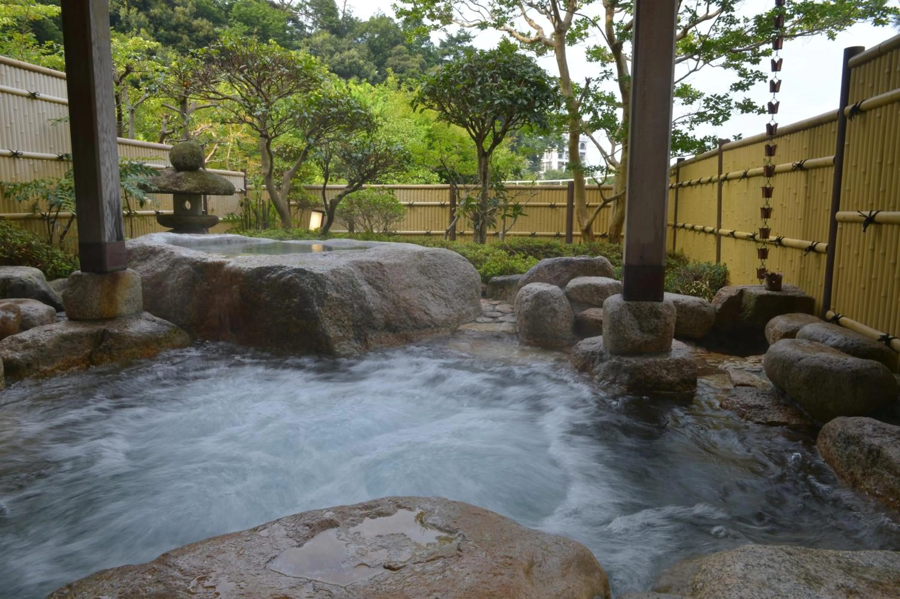 Hot Spring Bath in Shikanoyu Hotel