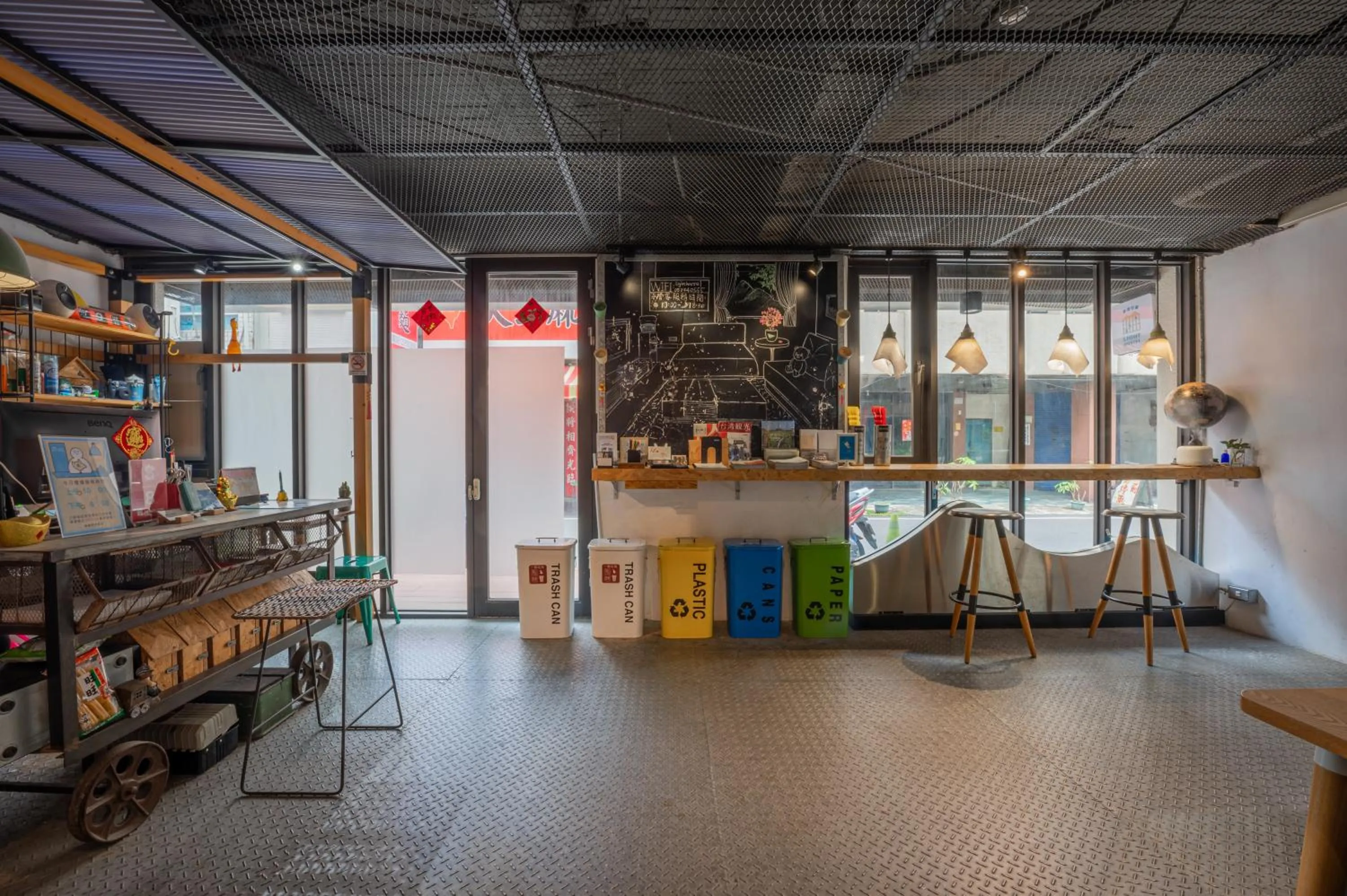 Lobby or reception in Light Hostel