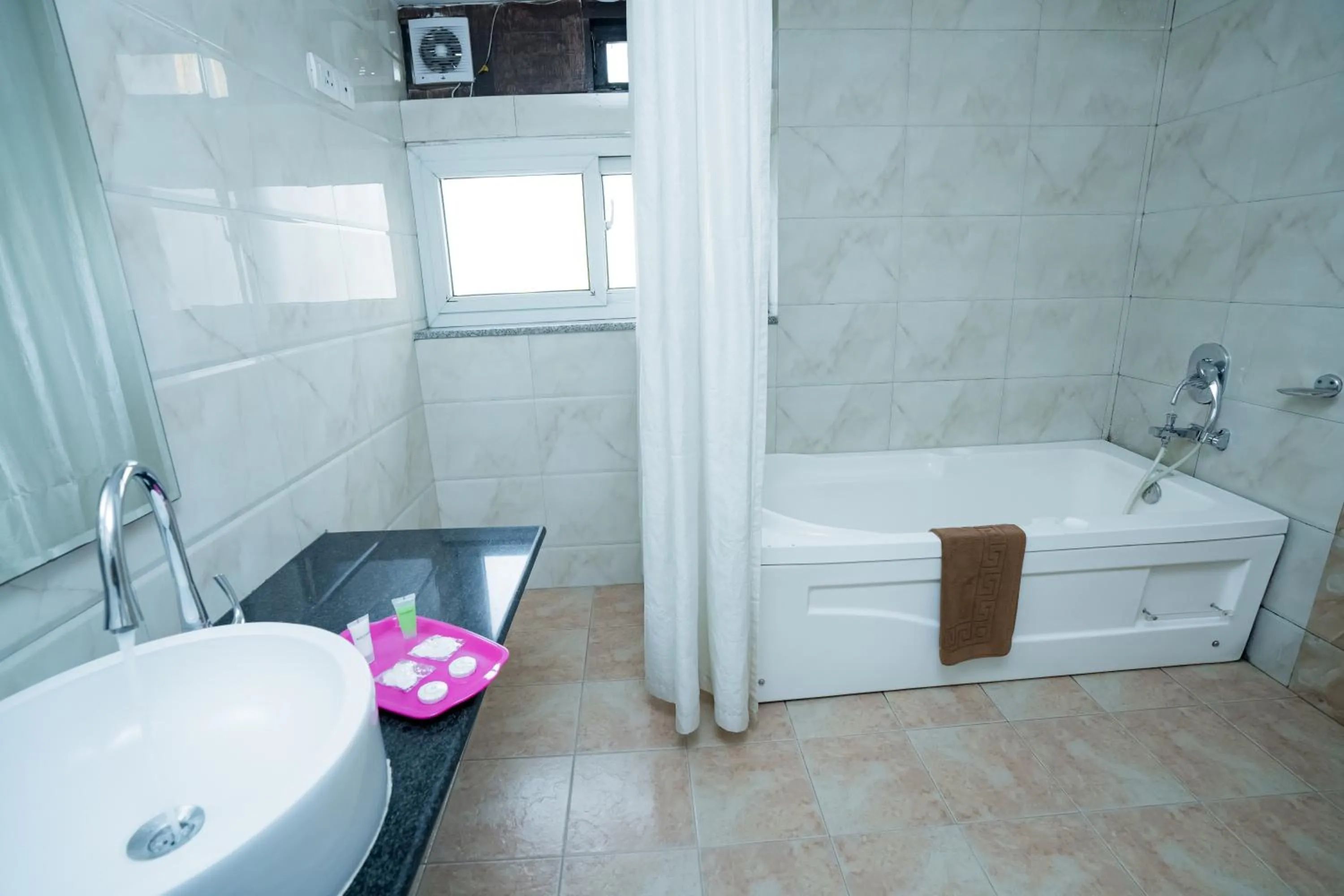 Bathroom in Aryatara Kathmandu Hotel