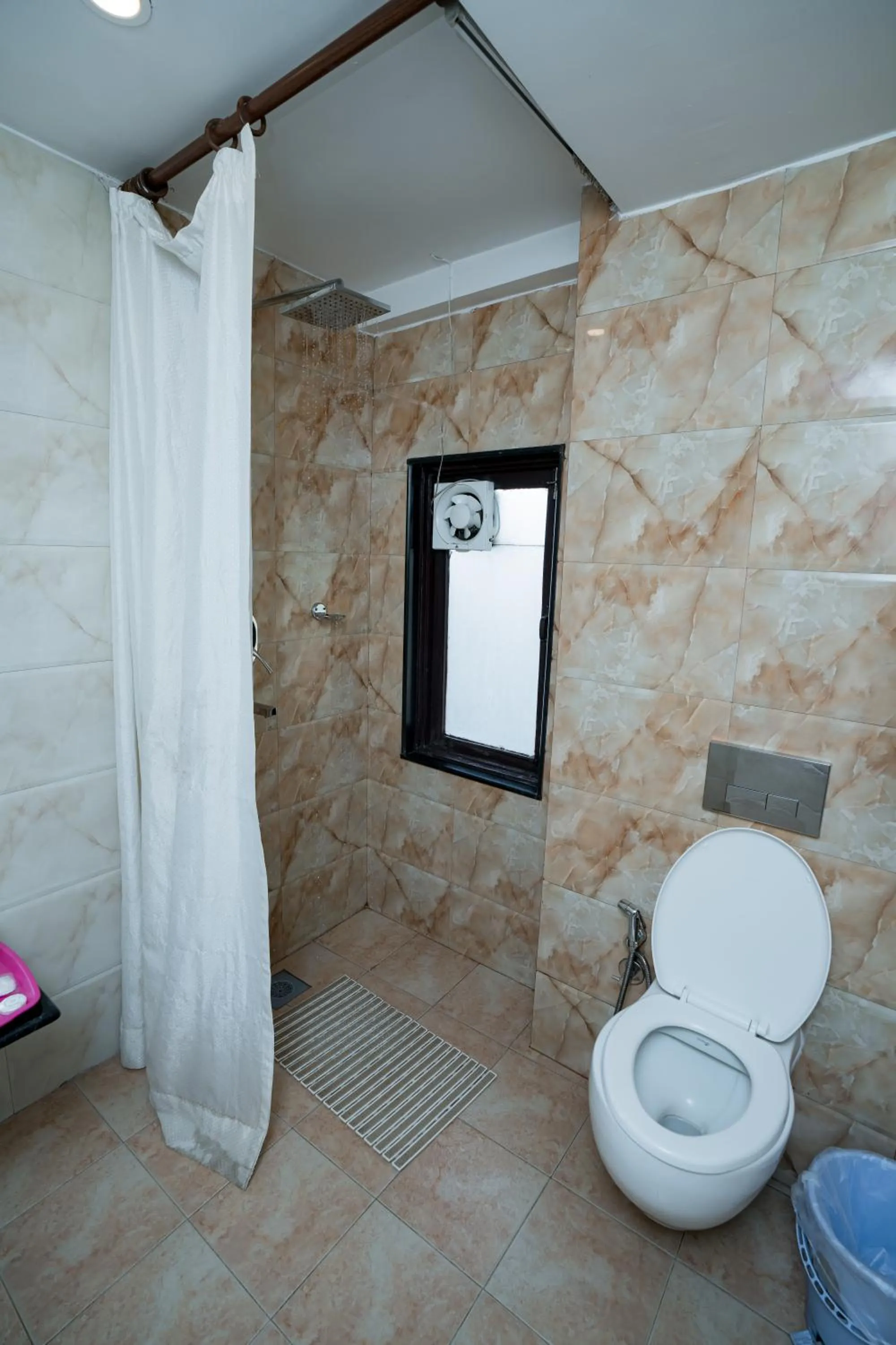 Shower in Aryatara Kathmandu Hotel