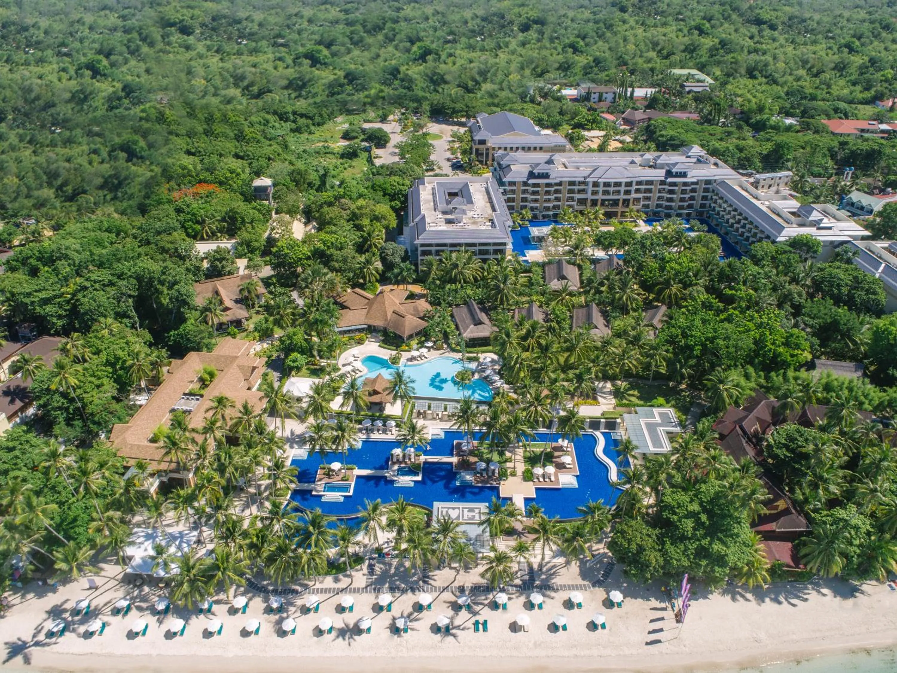 Bird's eye view in Henann Resort Alona Beach