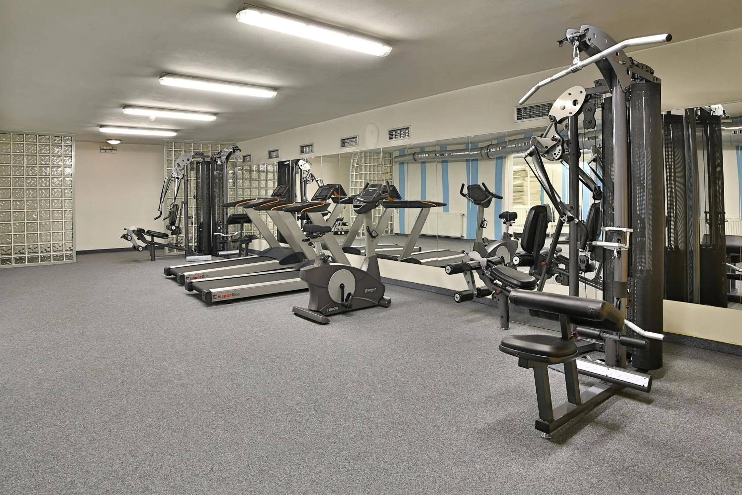 Fitness centre/facilities in Hotel Šariš