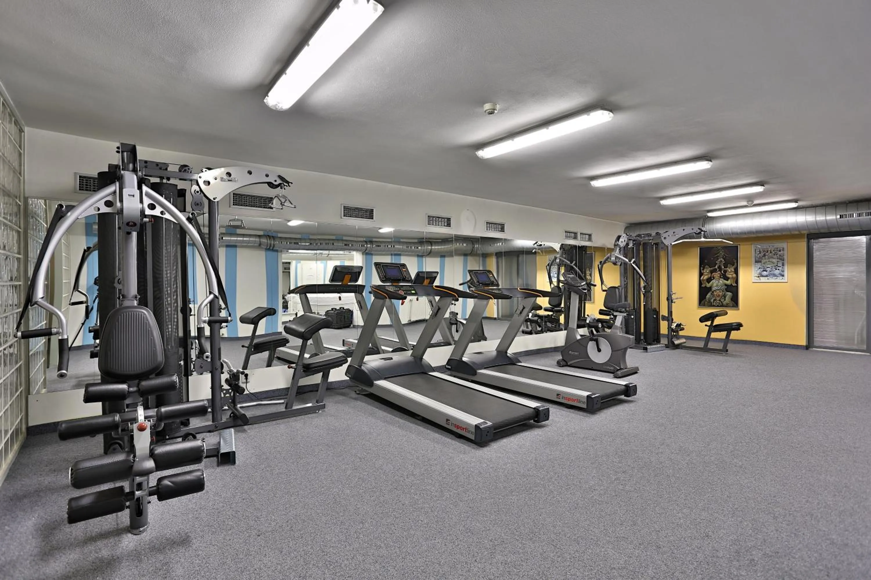Fitness centre/facilities in Hotel Šariš