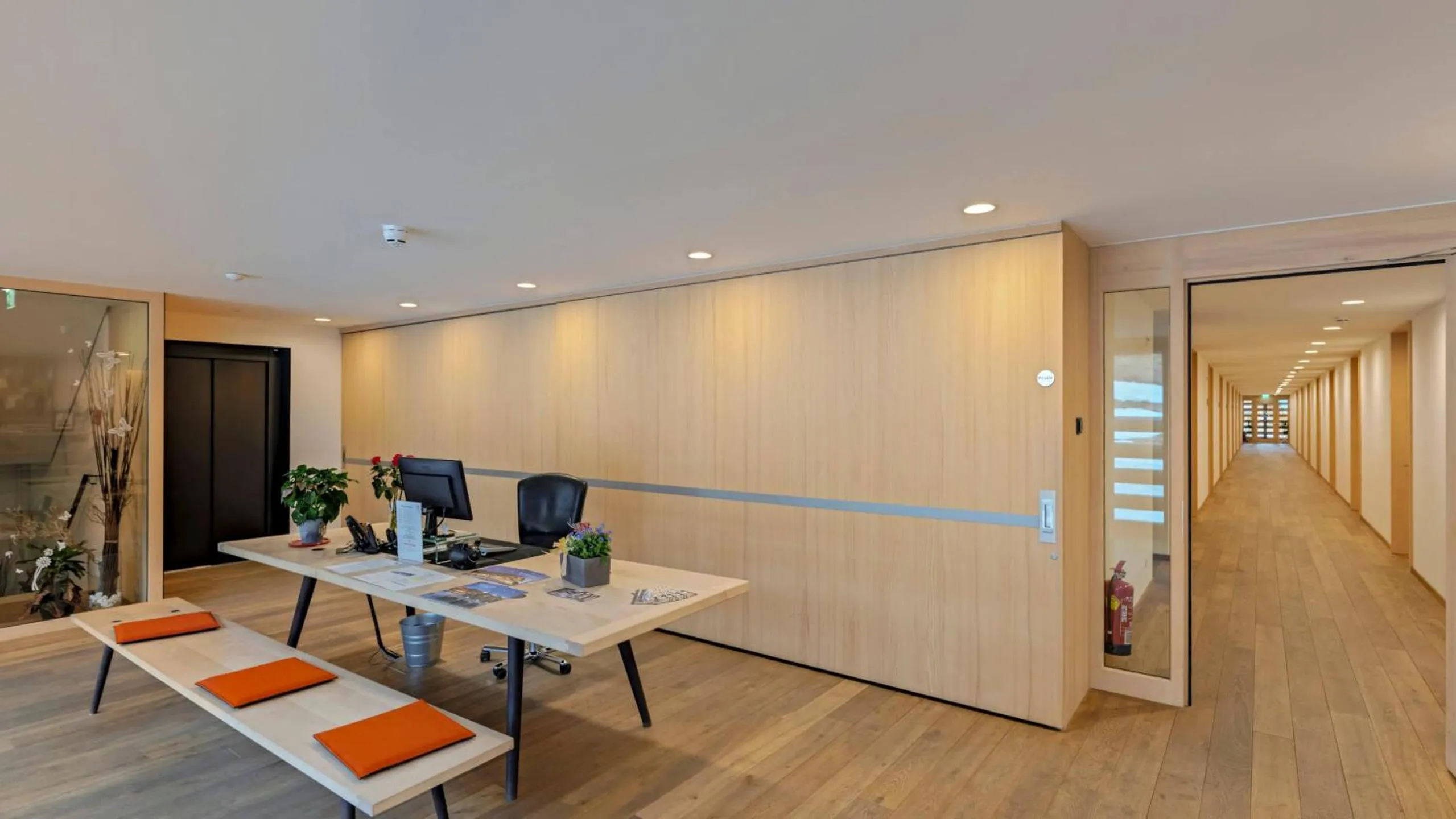 Lobby or reception in alpen select apartments Kleinwalsertal
