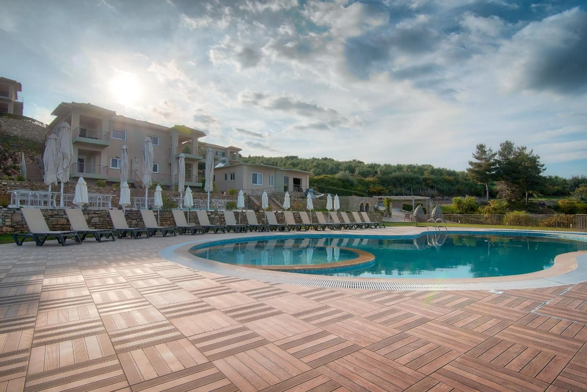 Swimming pool in Baywatch Hotel