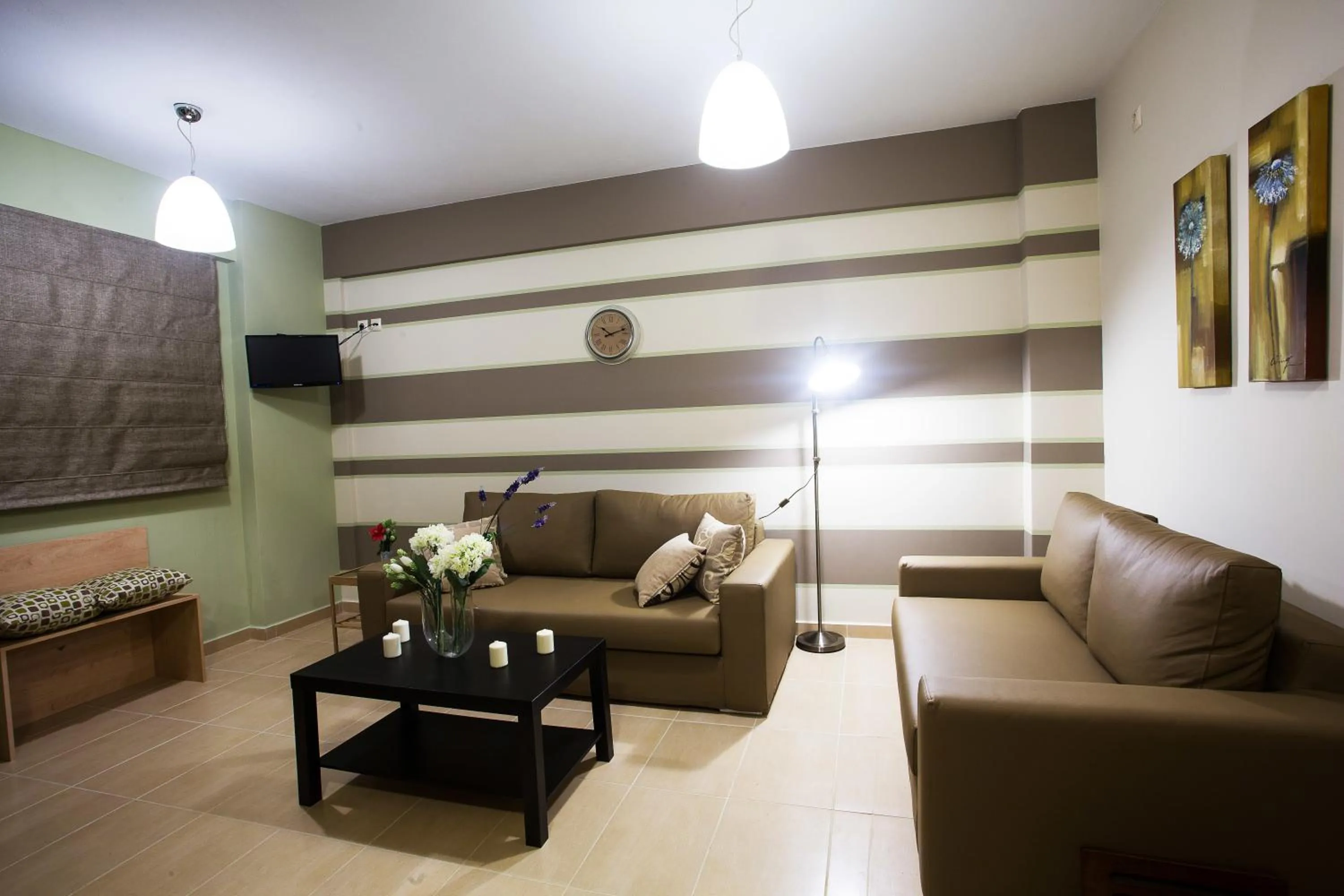 Living room in Baywatch Hotel