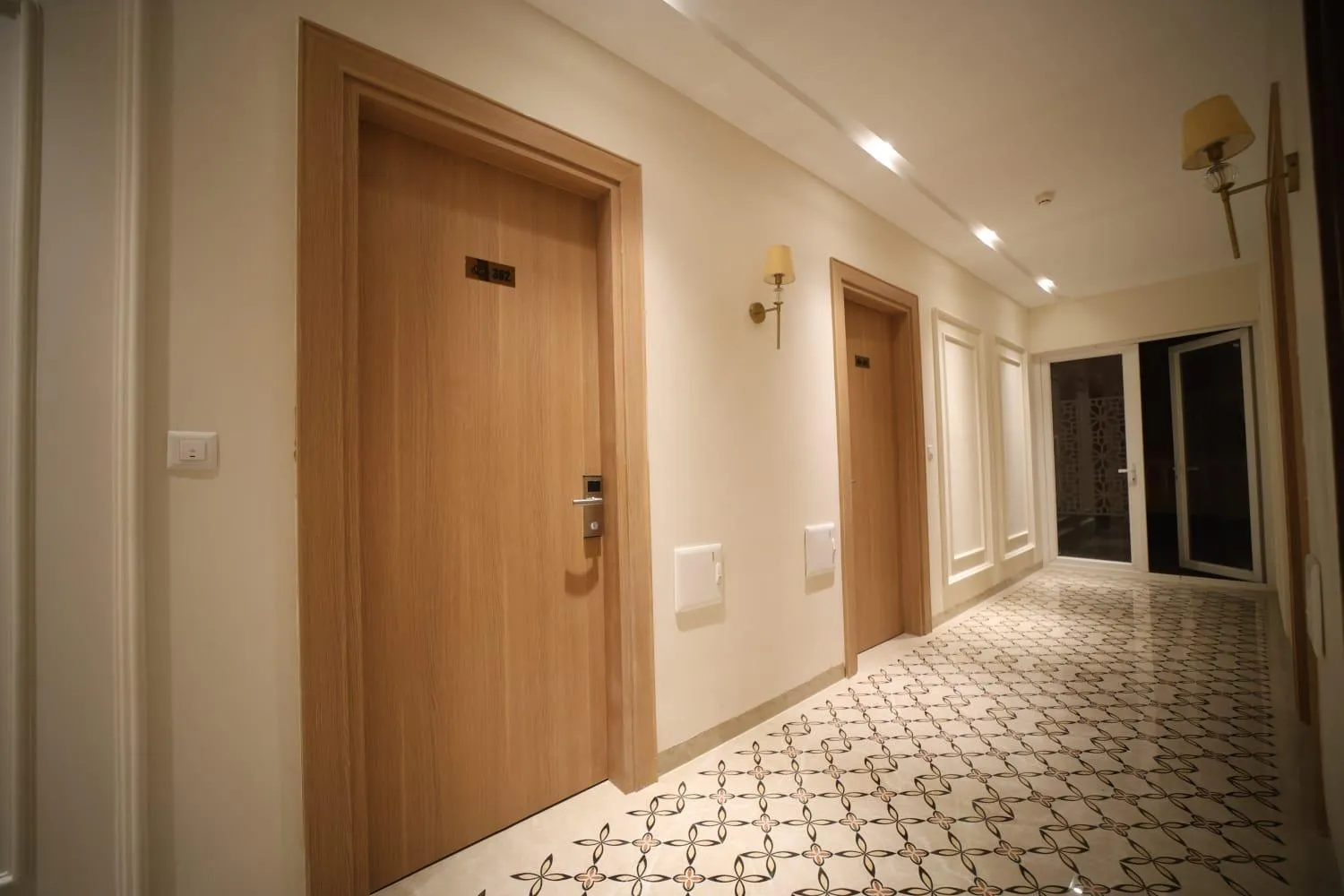 Facade/entrance in raghukul sadan