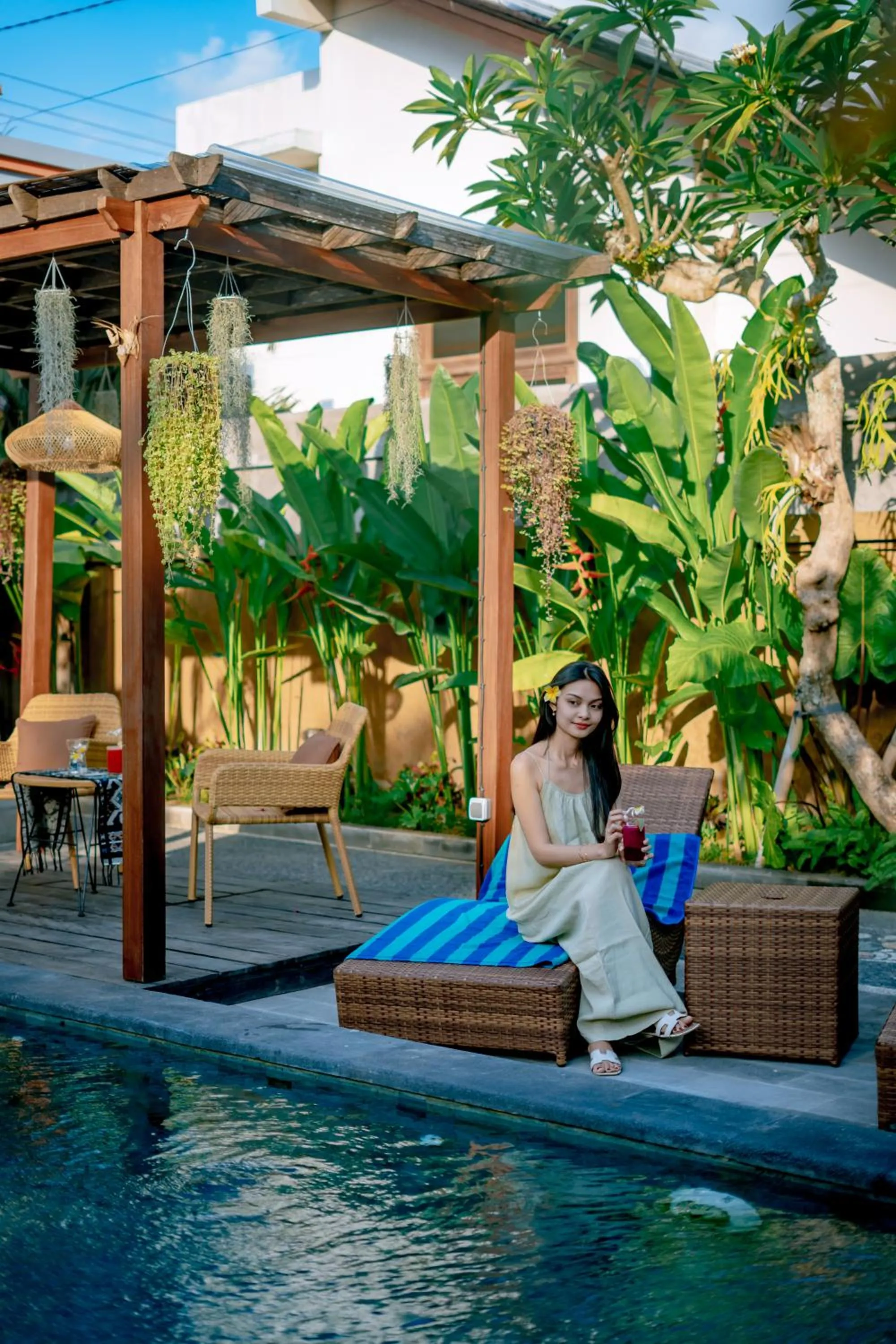 Swimming pool in Sapta D'Villa Residence by Purely