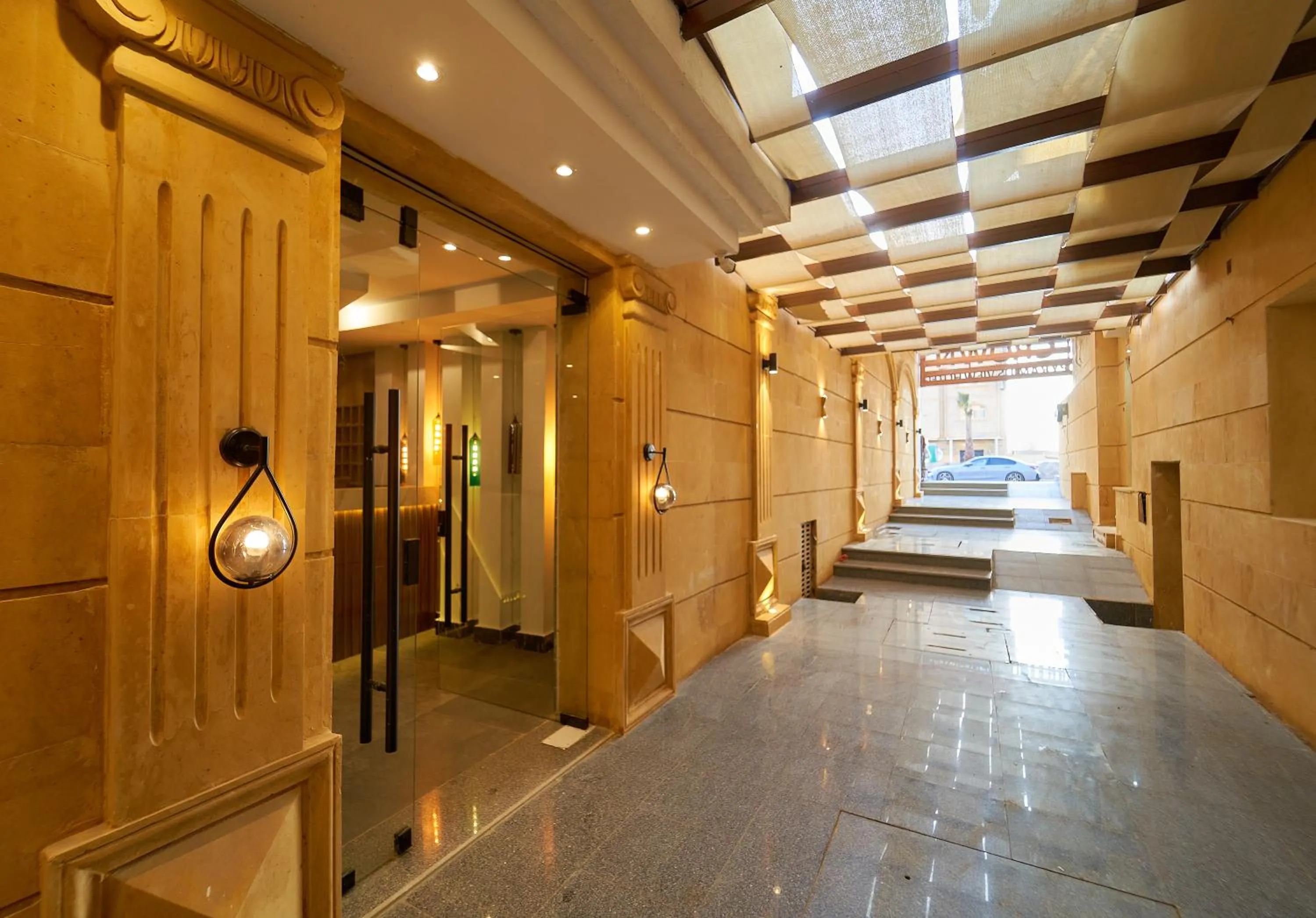 Property building in Crown Pyramids View Hotel