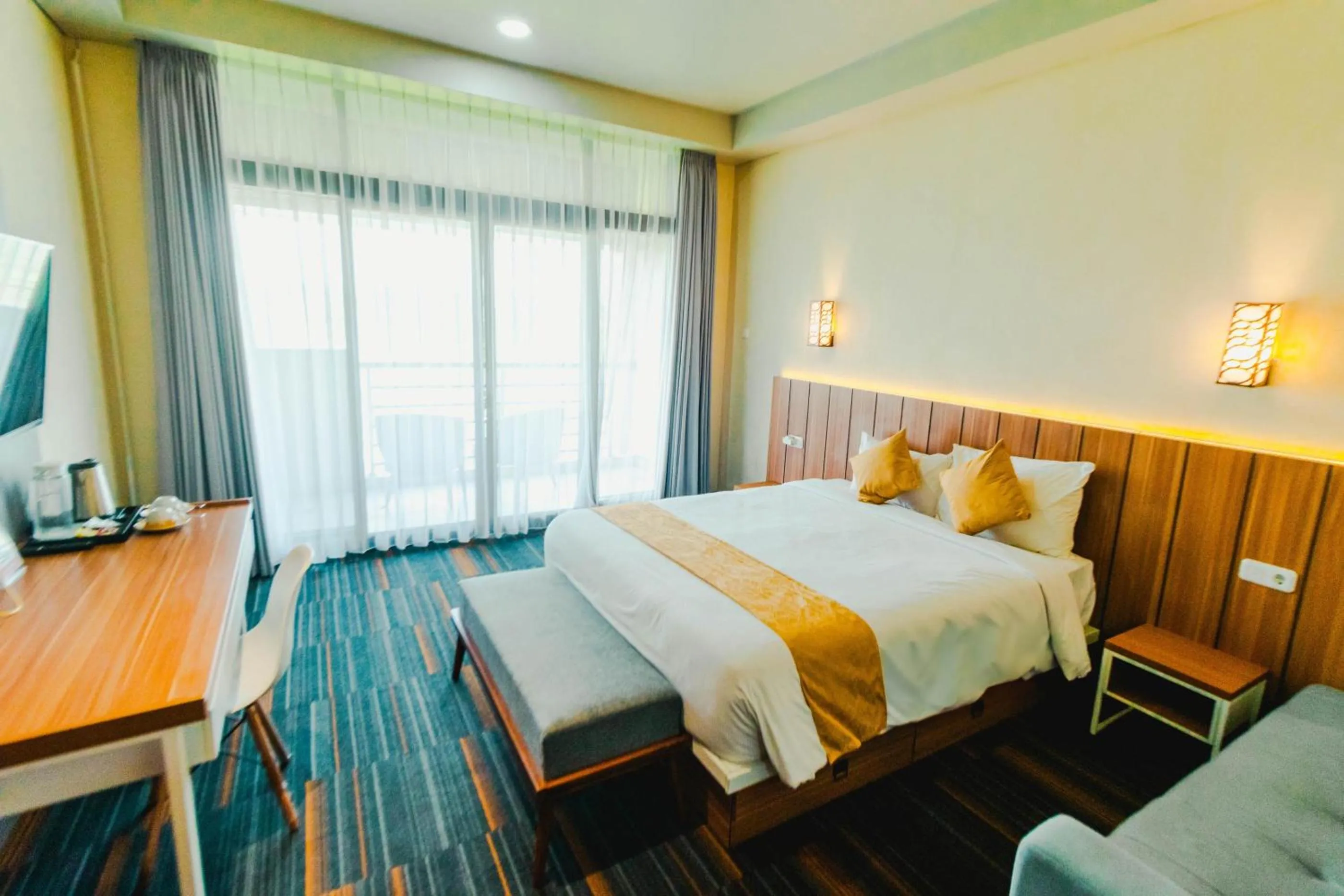 Bed in De Balen Soultan Hotel