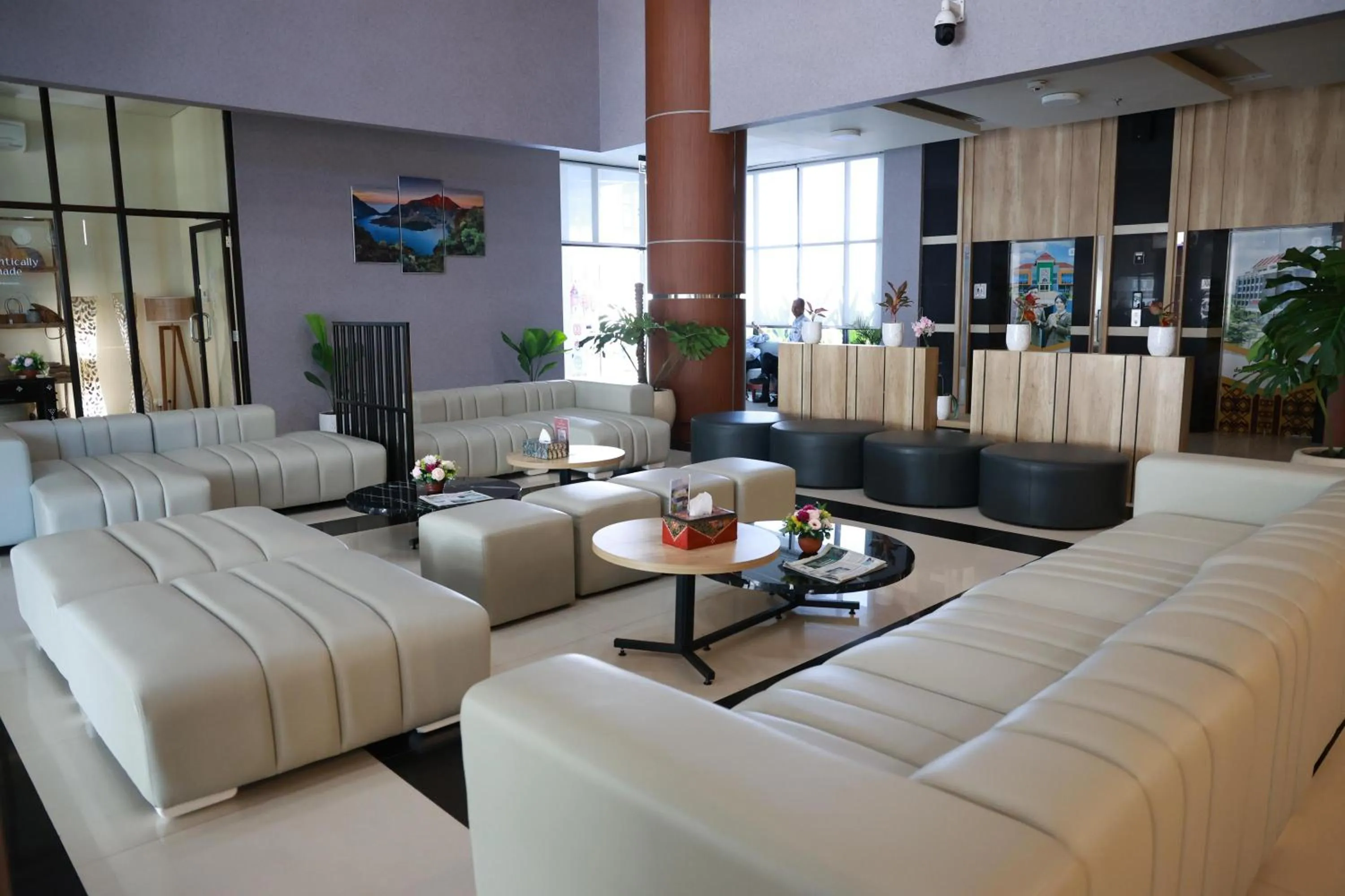 Seating area in De Balen Soultan Hotel