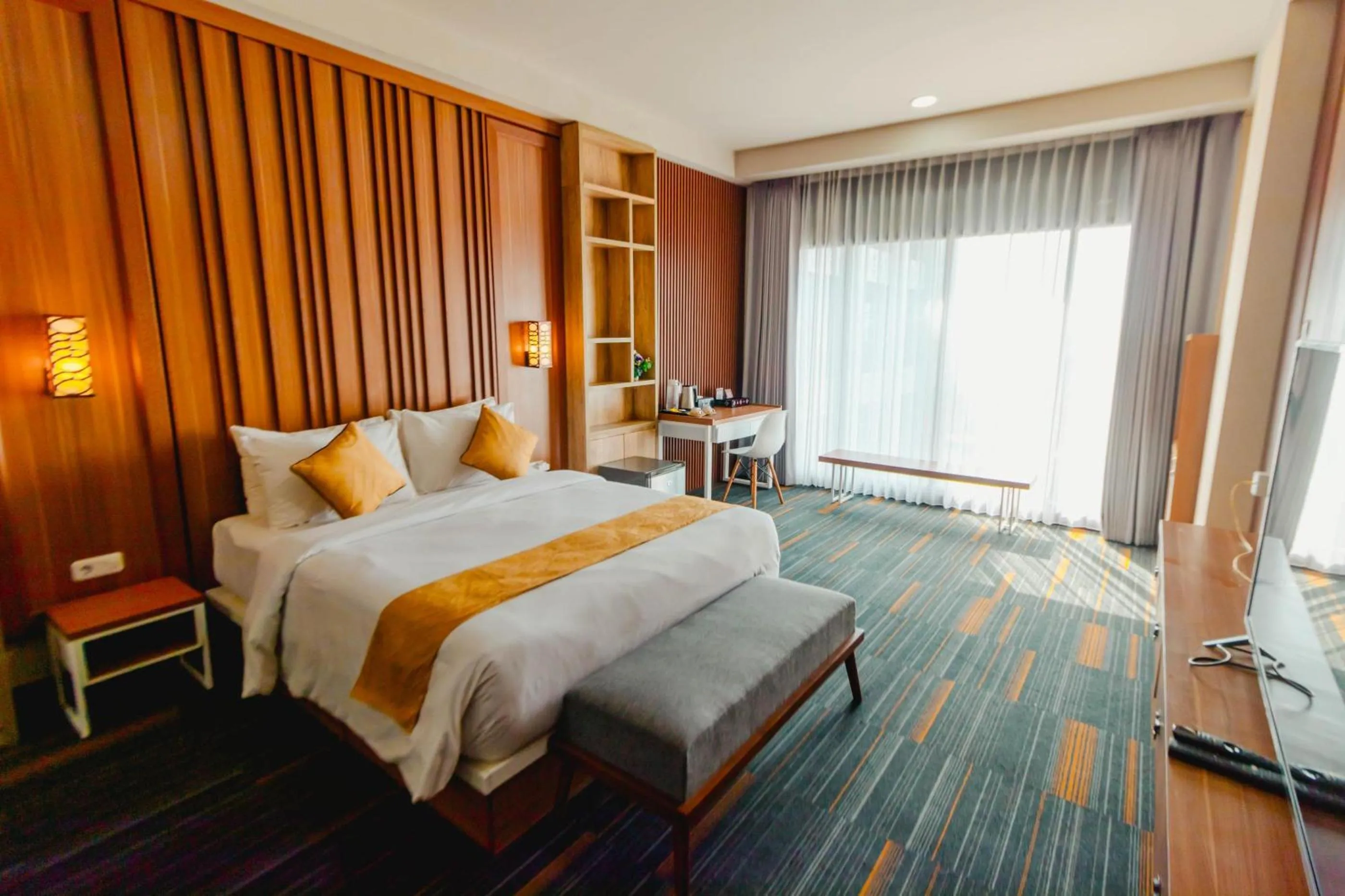 Bed in De Balen Soultan Hotel