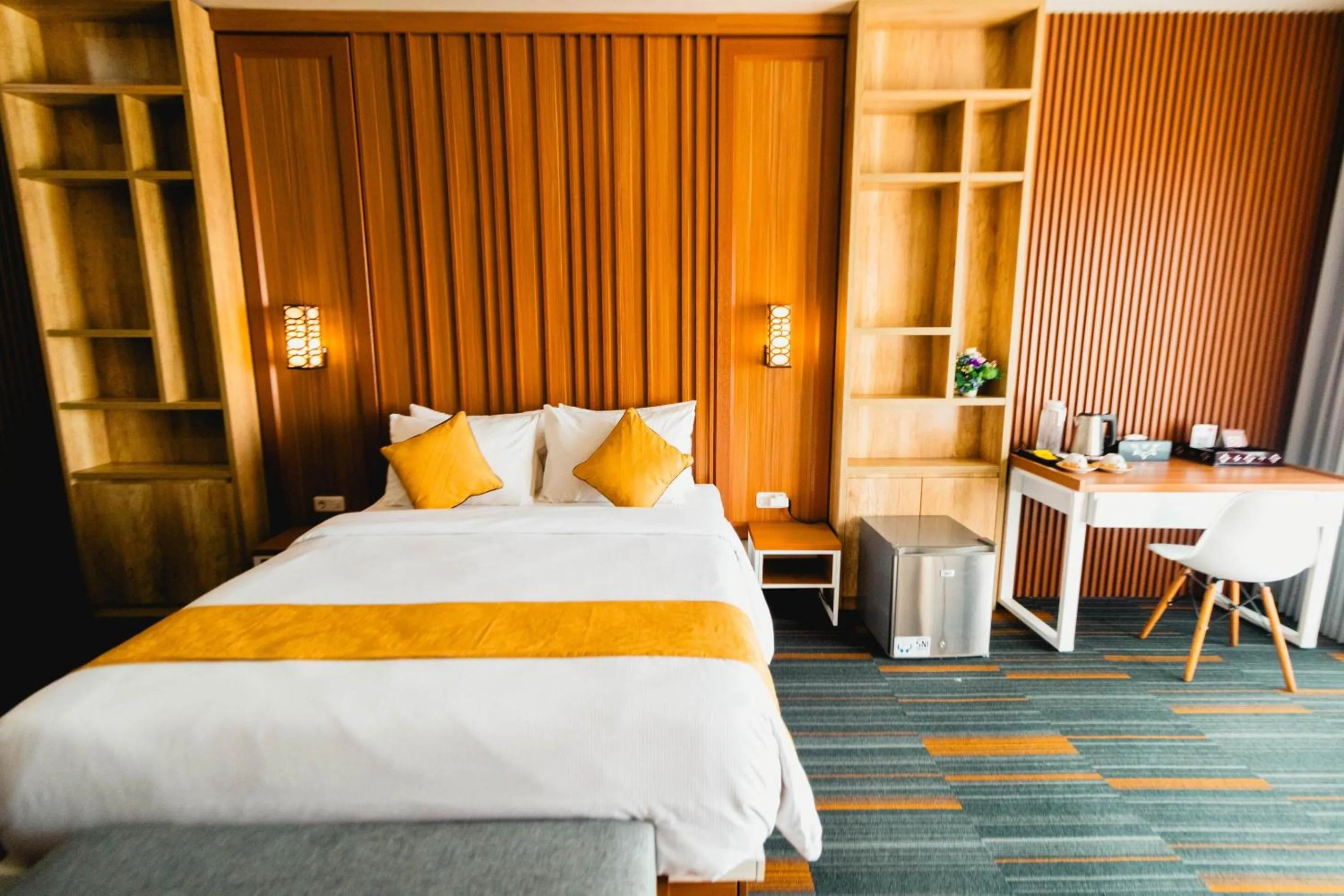 Bed in De Balen Soultan Hotel