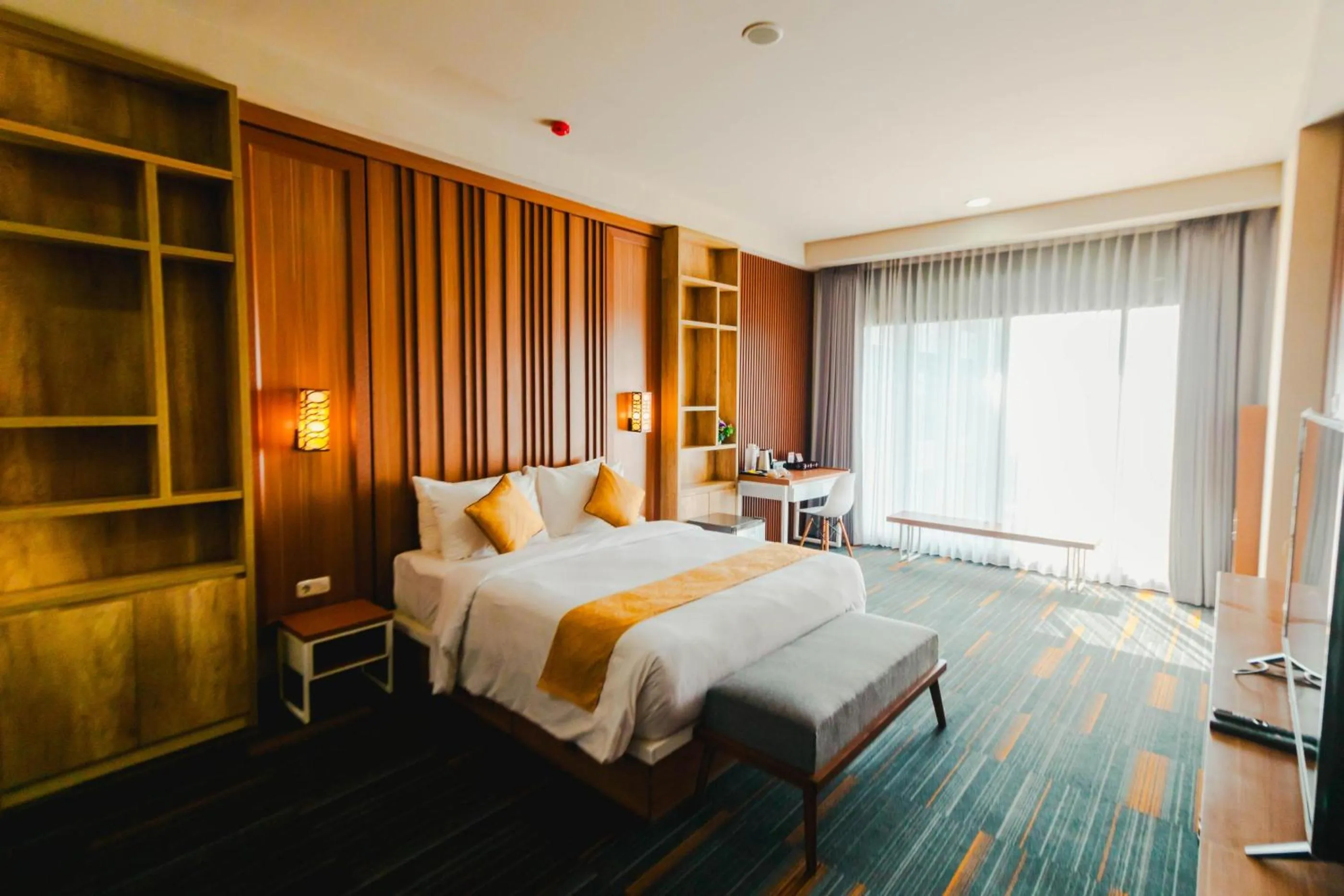 Bed in De Balen Soultan Hotel