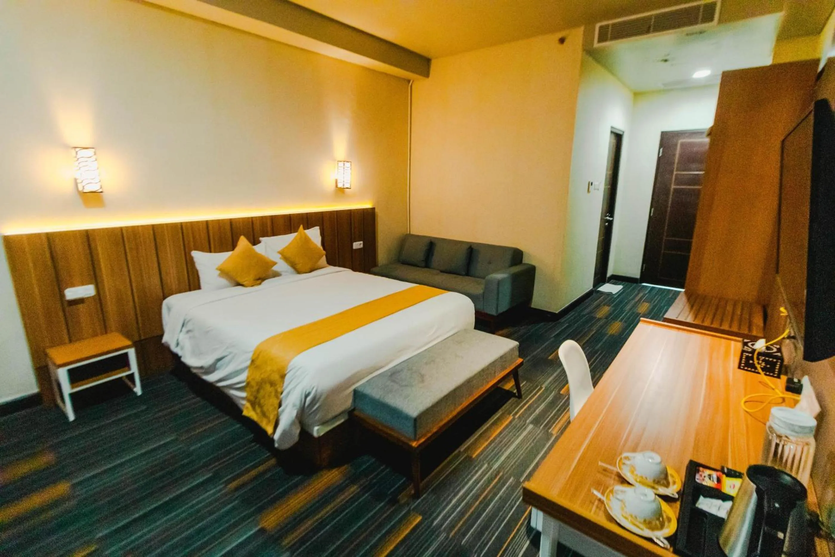 Bed in De Balen Soultan Hotel