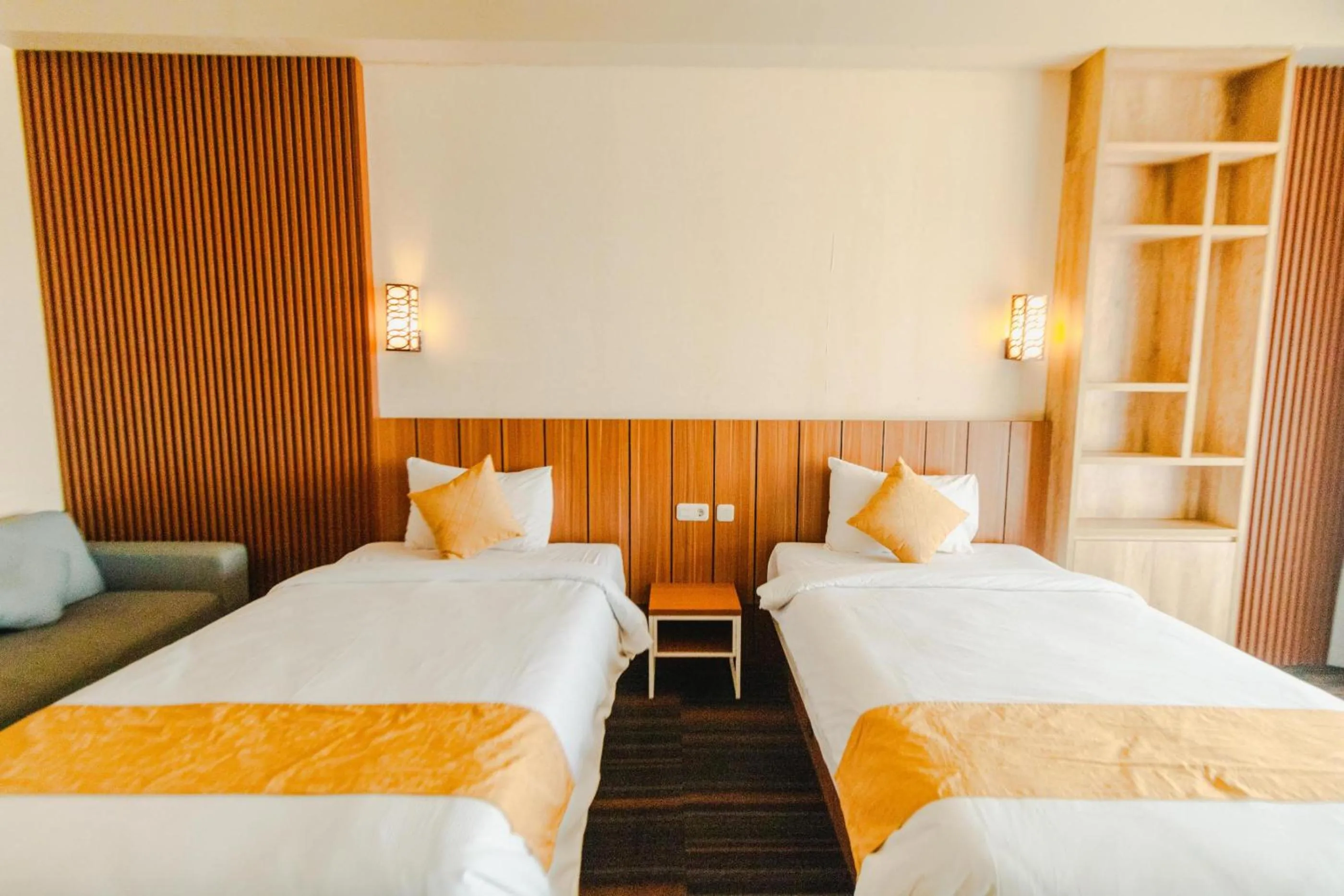 Bed in De Balen Soultan Hotel