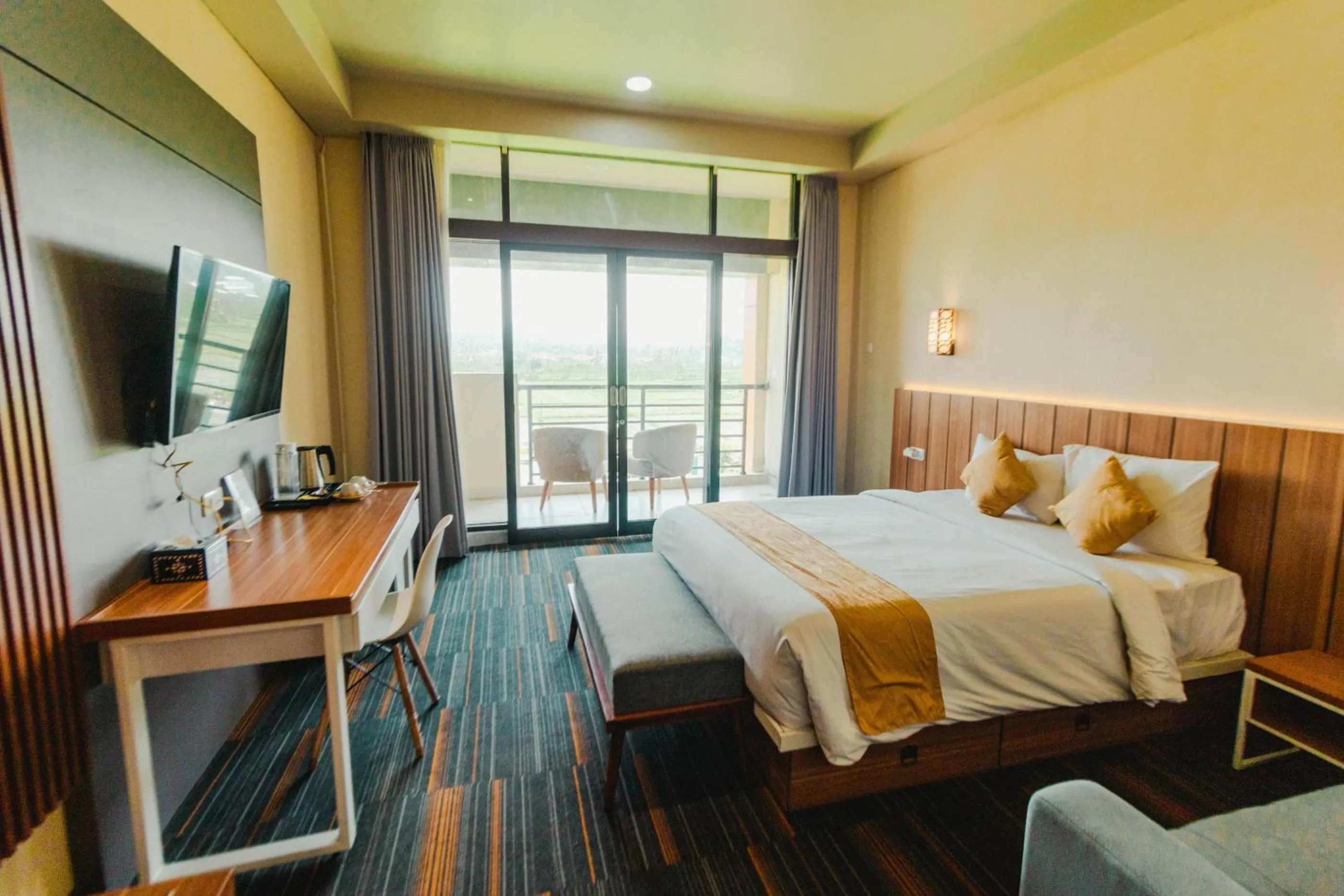 Bed in De Balen Soultan Hotel