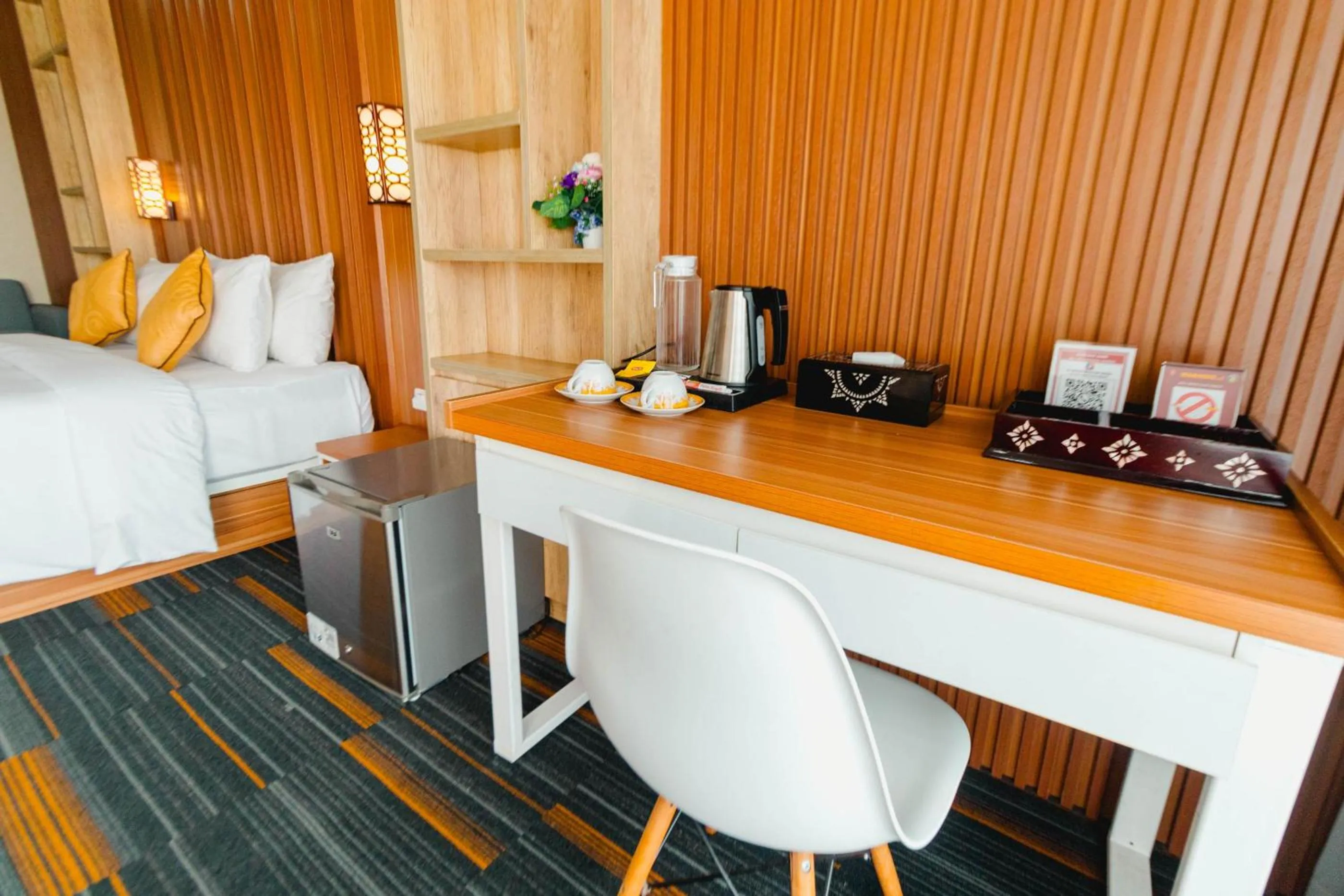 Bed in De Balen Soultan Hotel