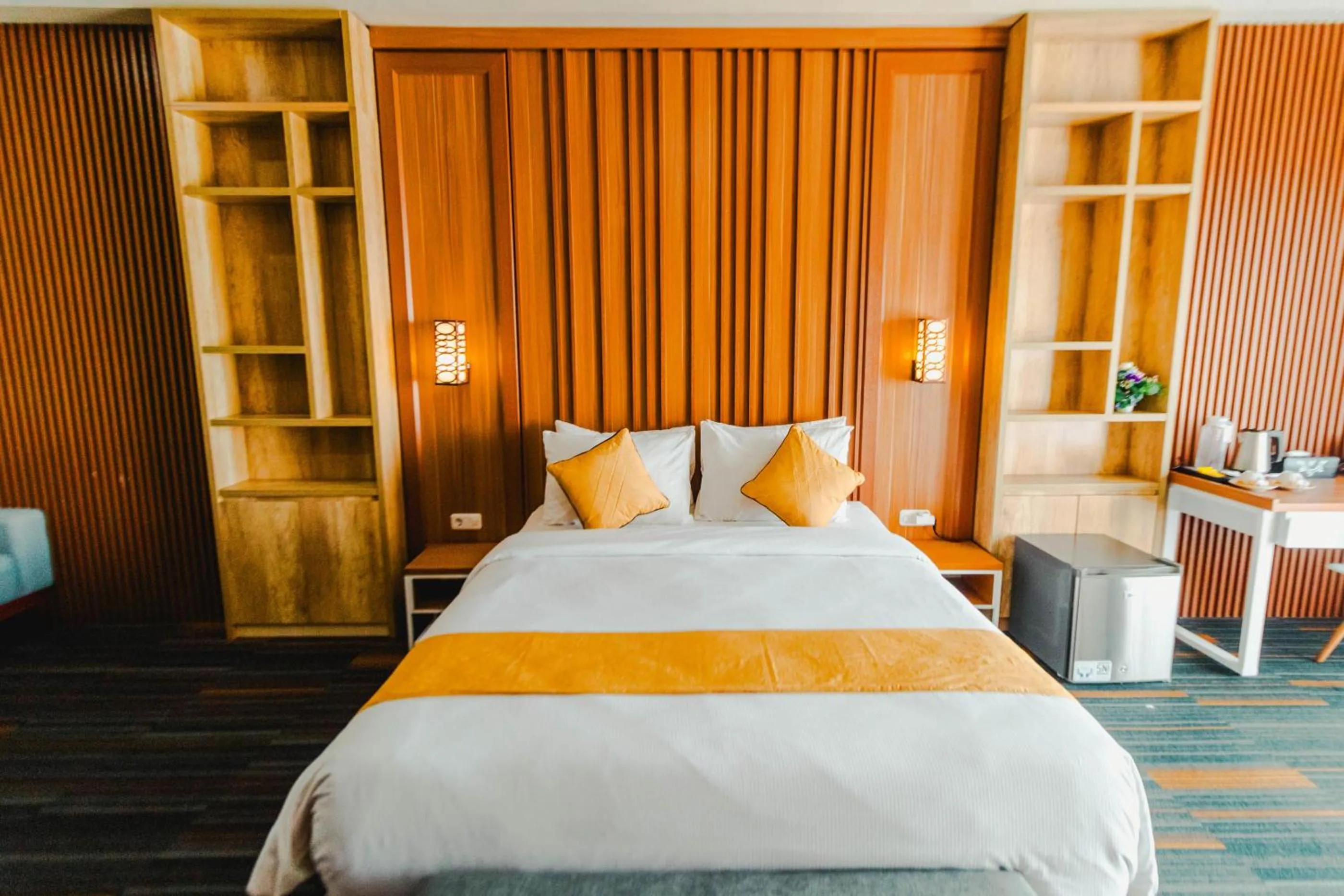 Bed in De Balen Soultan Hotel