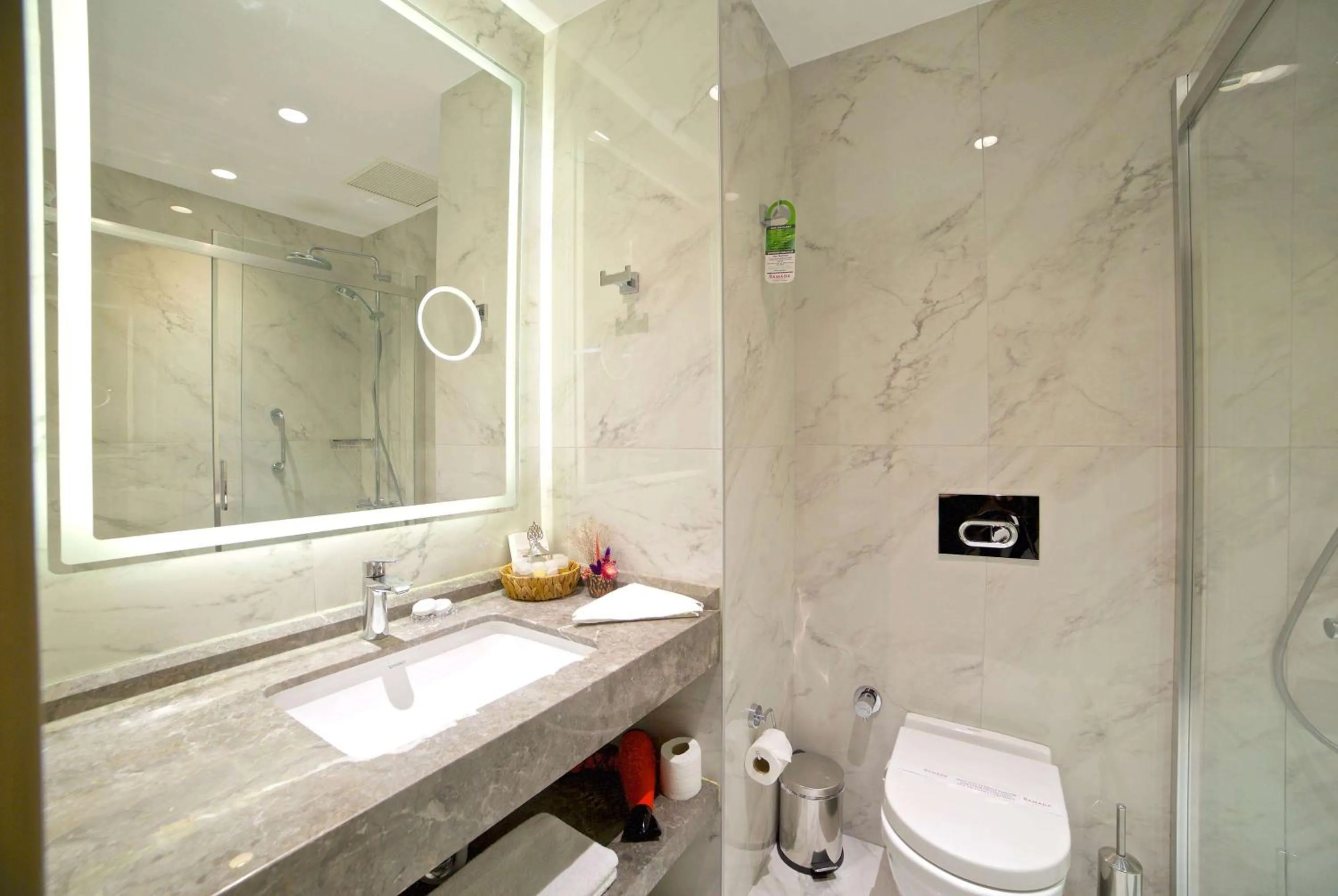 Bathroom in Ramada By Wyndham İstanbul Taksim