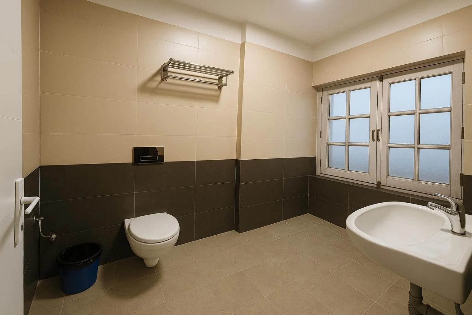 Toilet in Suva Garden Hotel