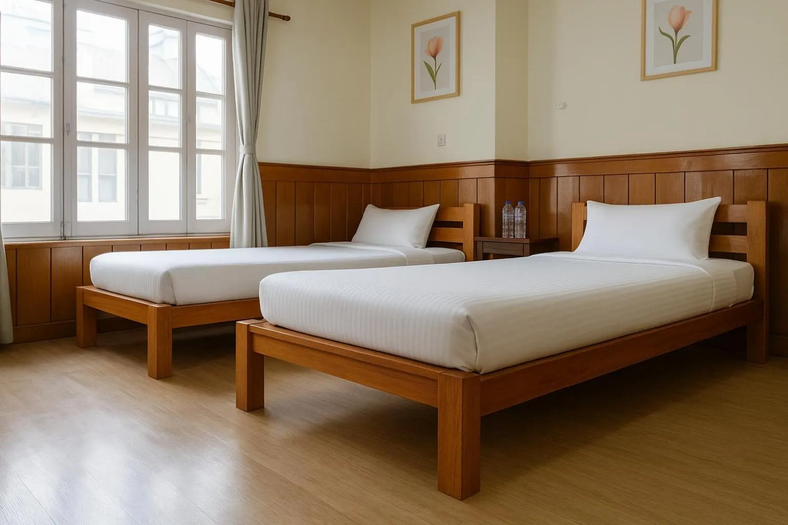 Bed in Suva Garden Hotel