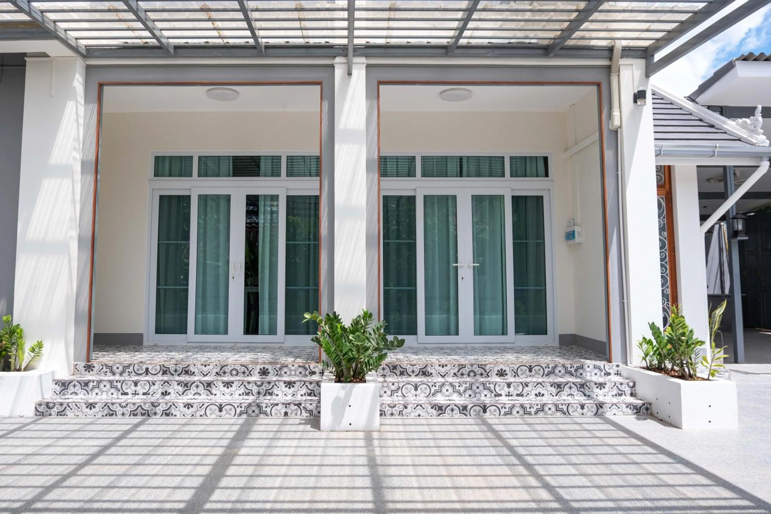 Property building in Garden House Rice Field and Mountain View