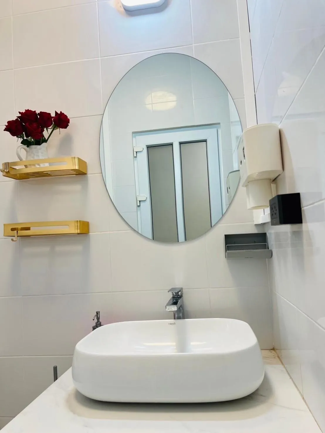 Toilet in Garden House Rice Field and Mountain View