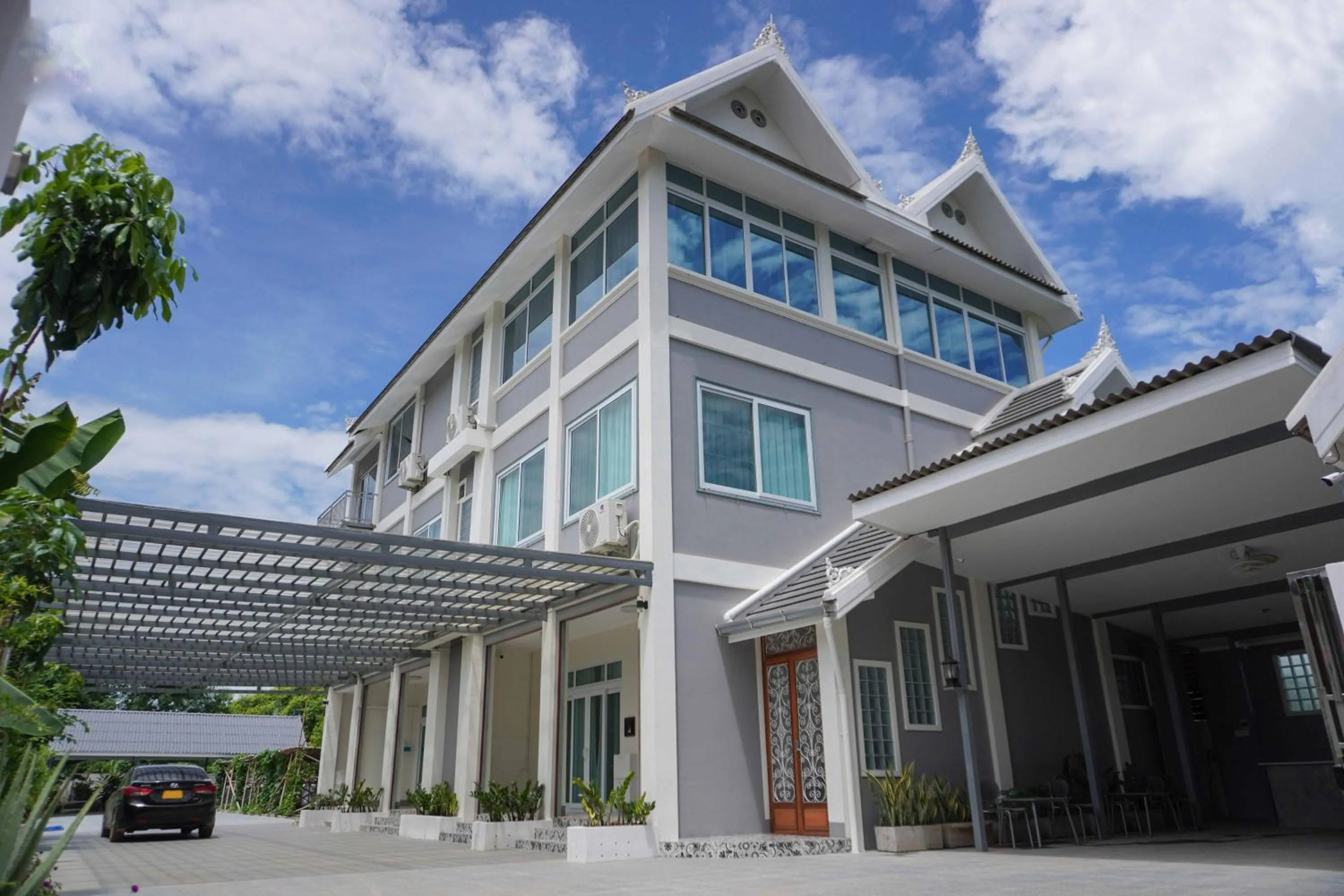 Property building in Garden House Rice Field and Mountain View