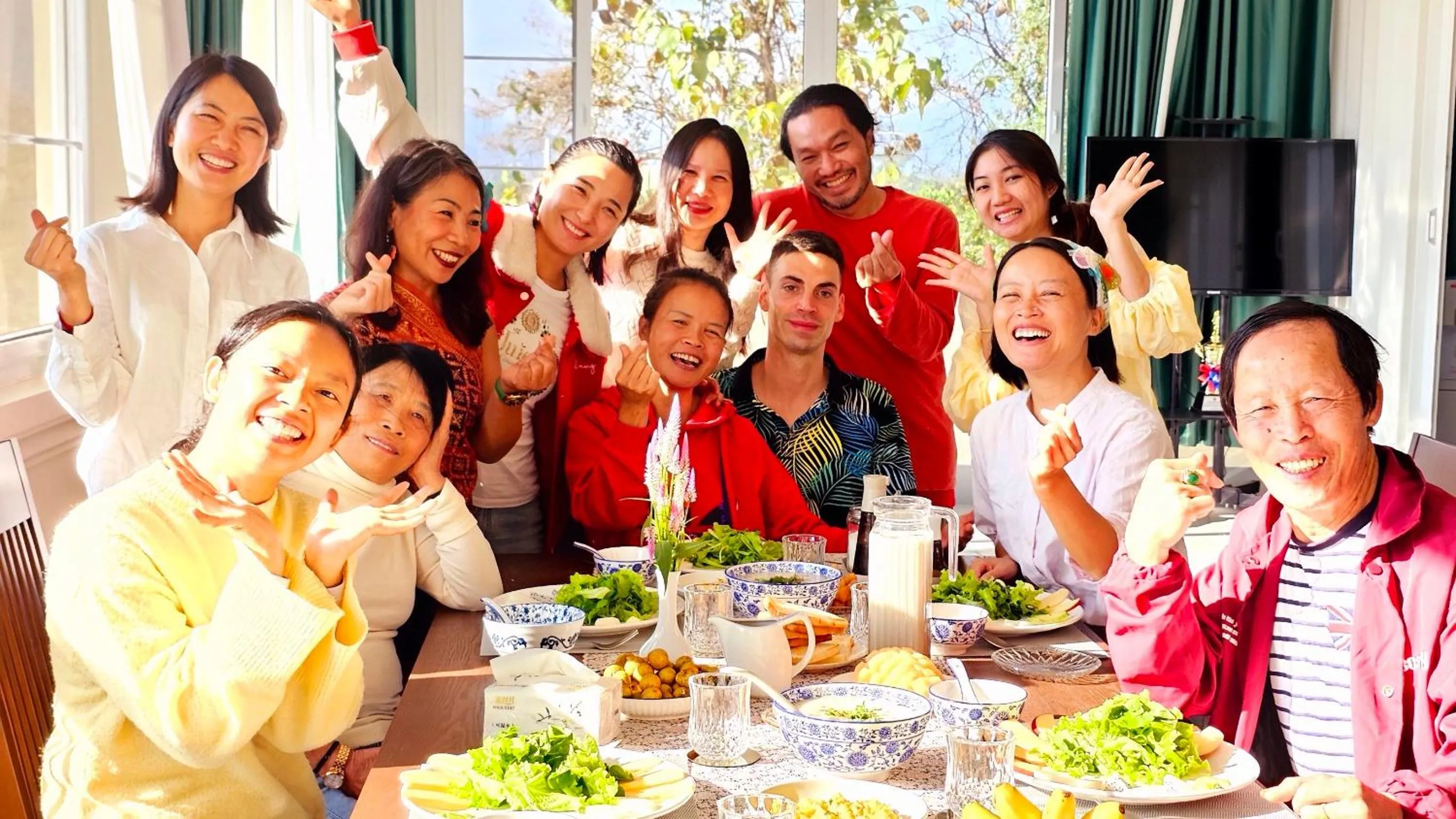Restaurant/places to eat in Garden House Rice Field and Mountain View