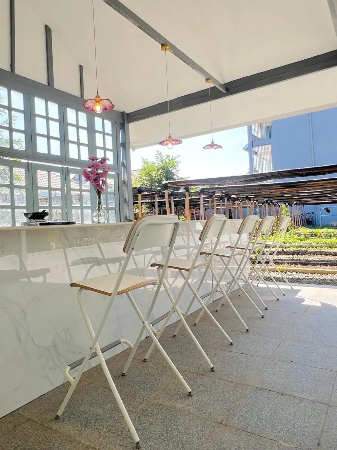 Property building in Garden House Rice Field and Mountain View