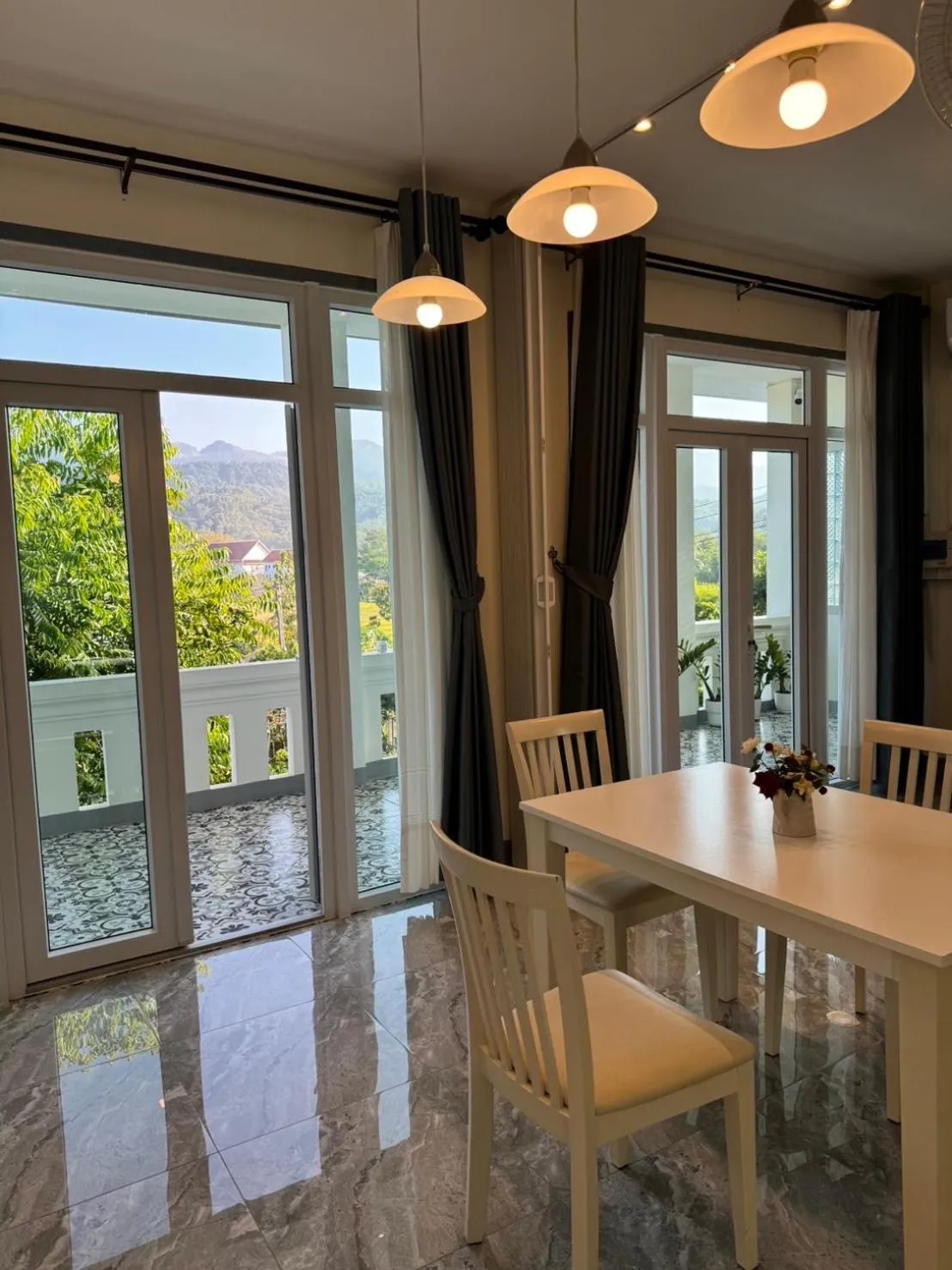 Property building in Garden House Rice Field and Mountain View