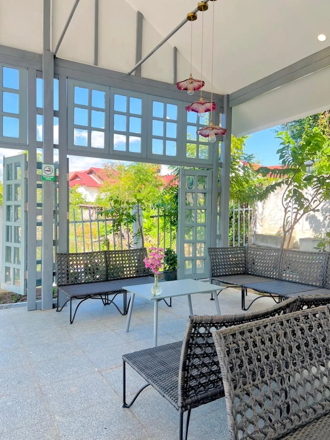 Property building in Garden House Rice Field and Mountain View