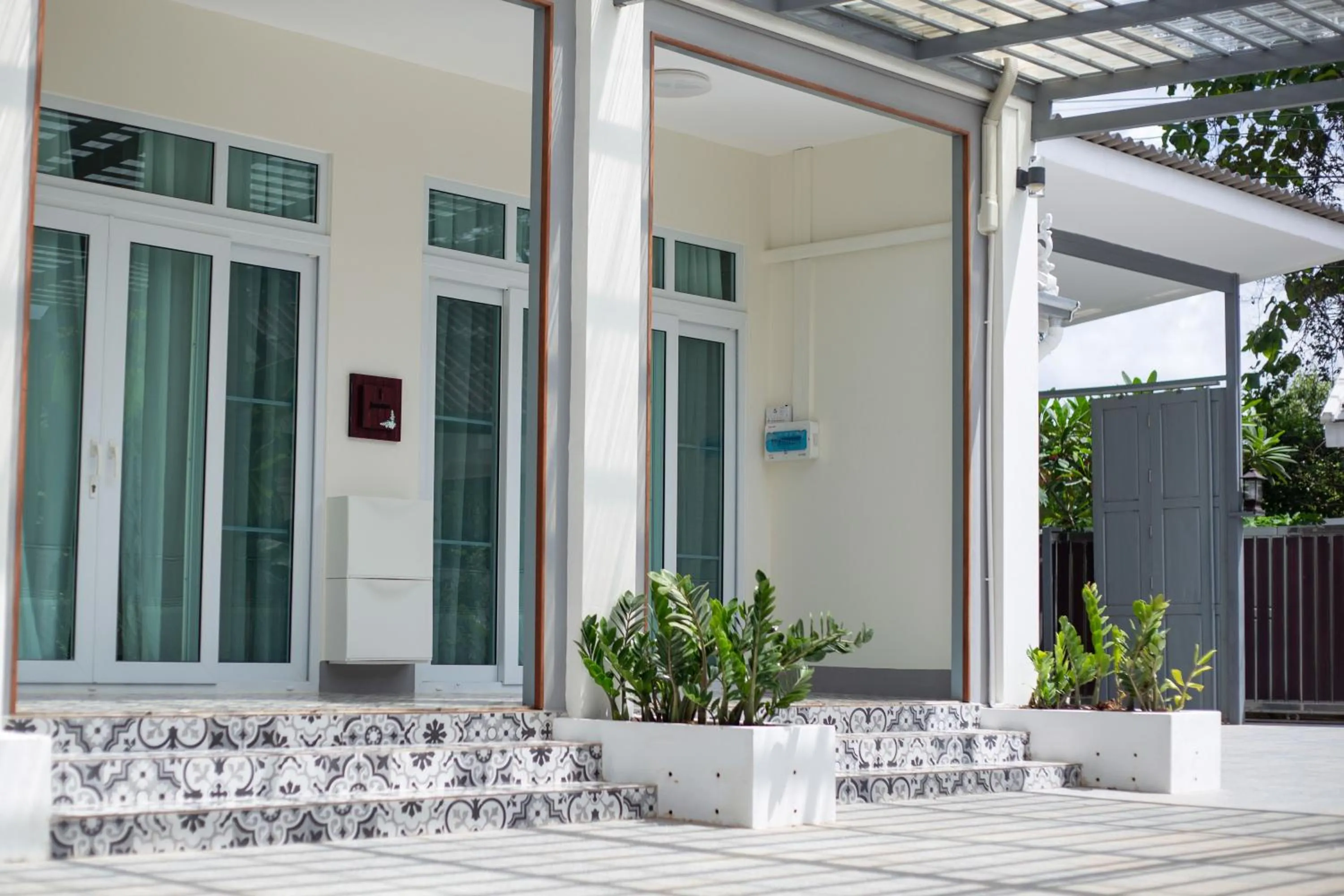 Property building in Garden House Rice Field and Mountain View