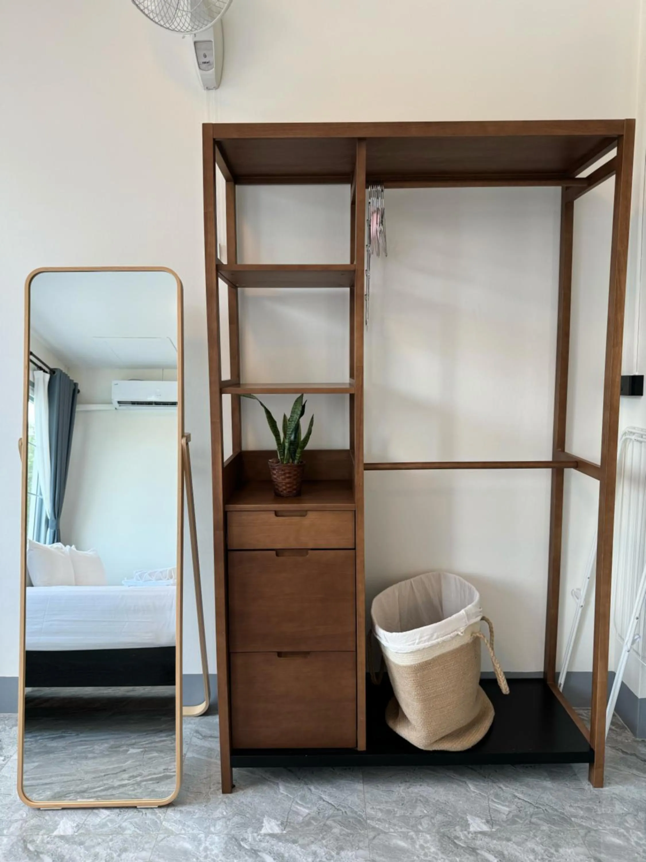 Photo of the whole room, Bed in Garden House Rice Field and Mountain View