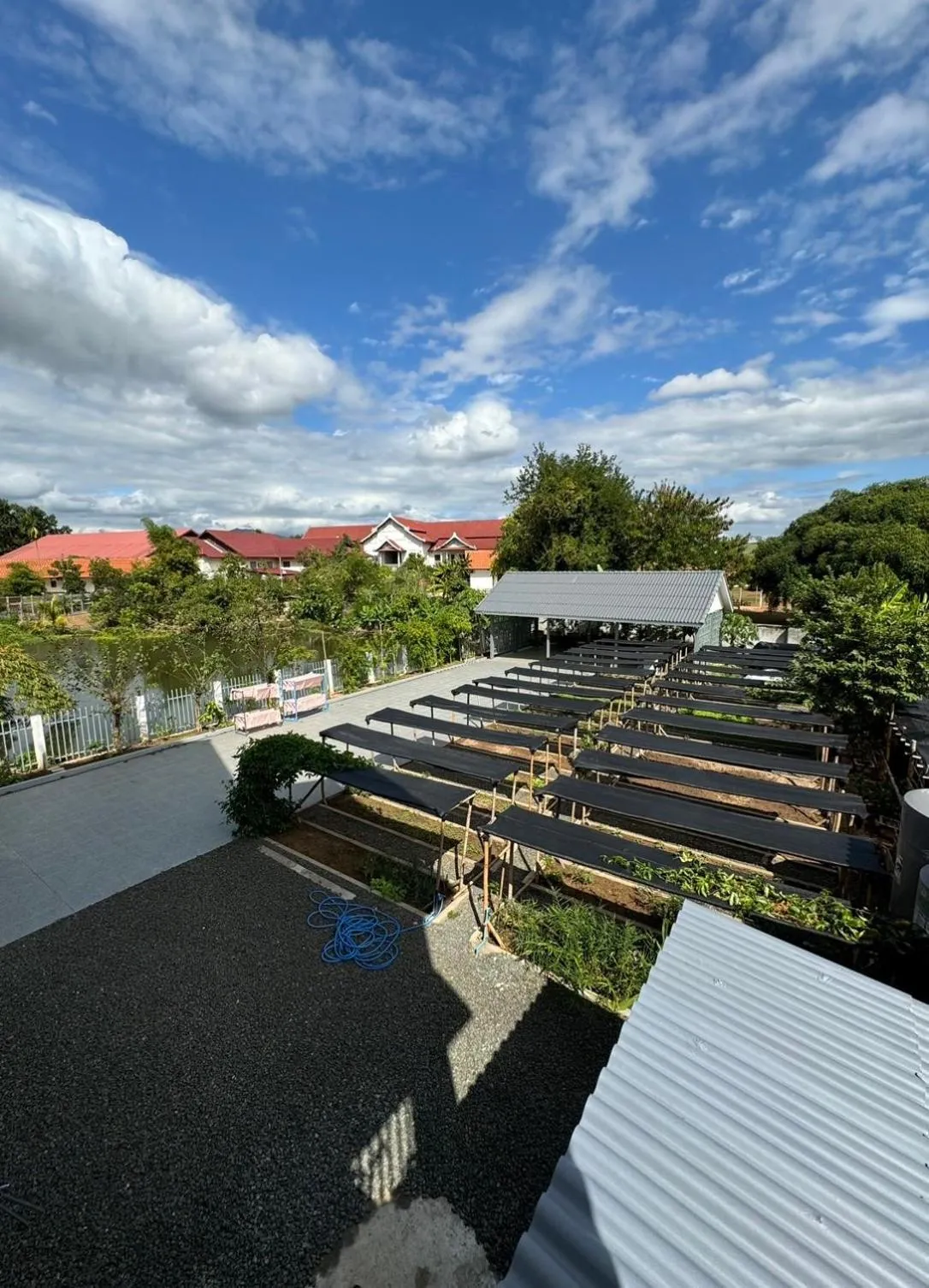 City view in Garden House Rice Field and Mountain View