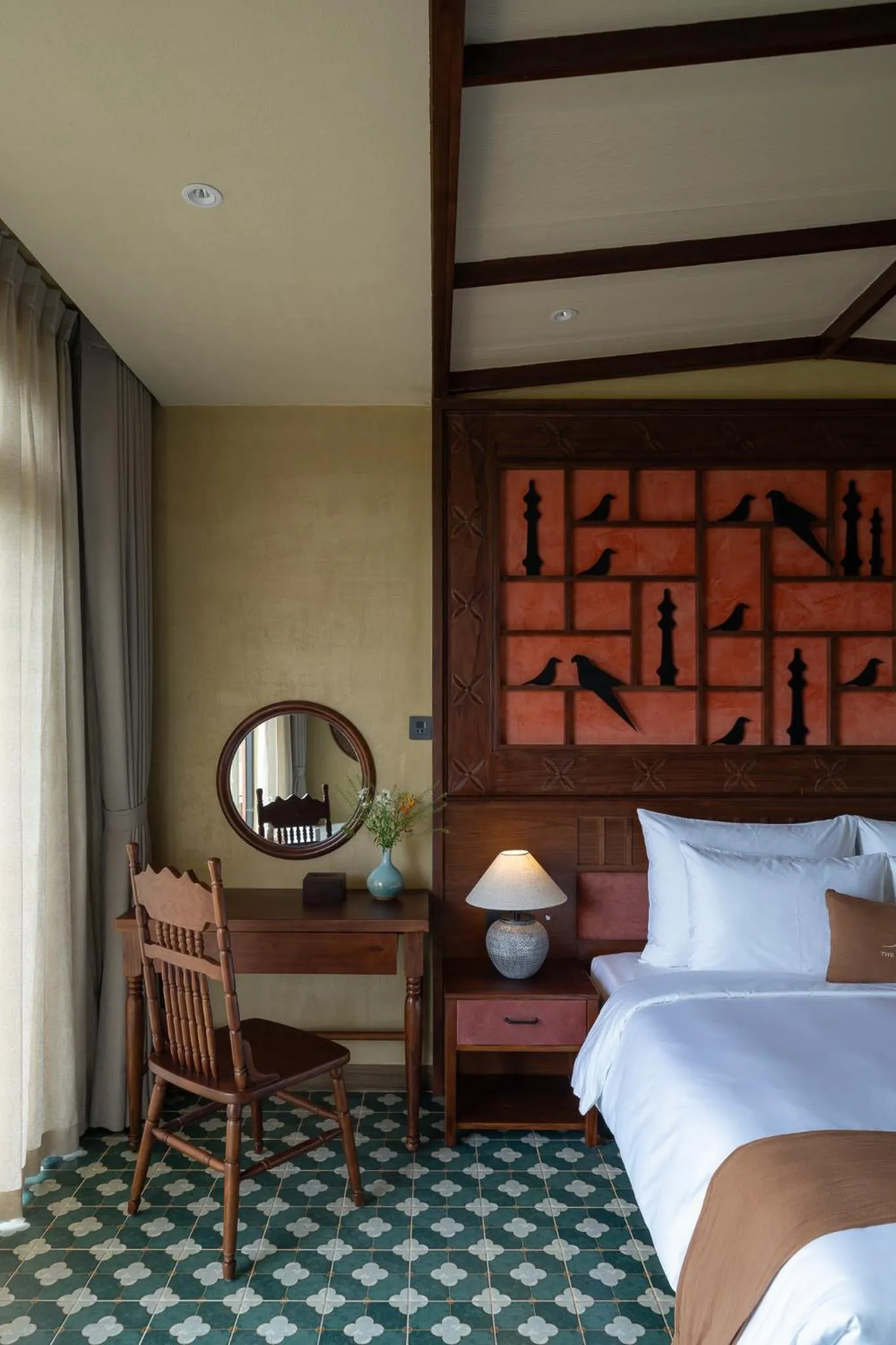 furniture, Bed in The Mist Boutique DaLat Hotel